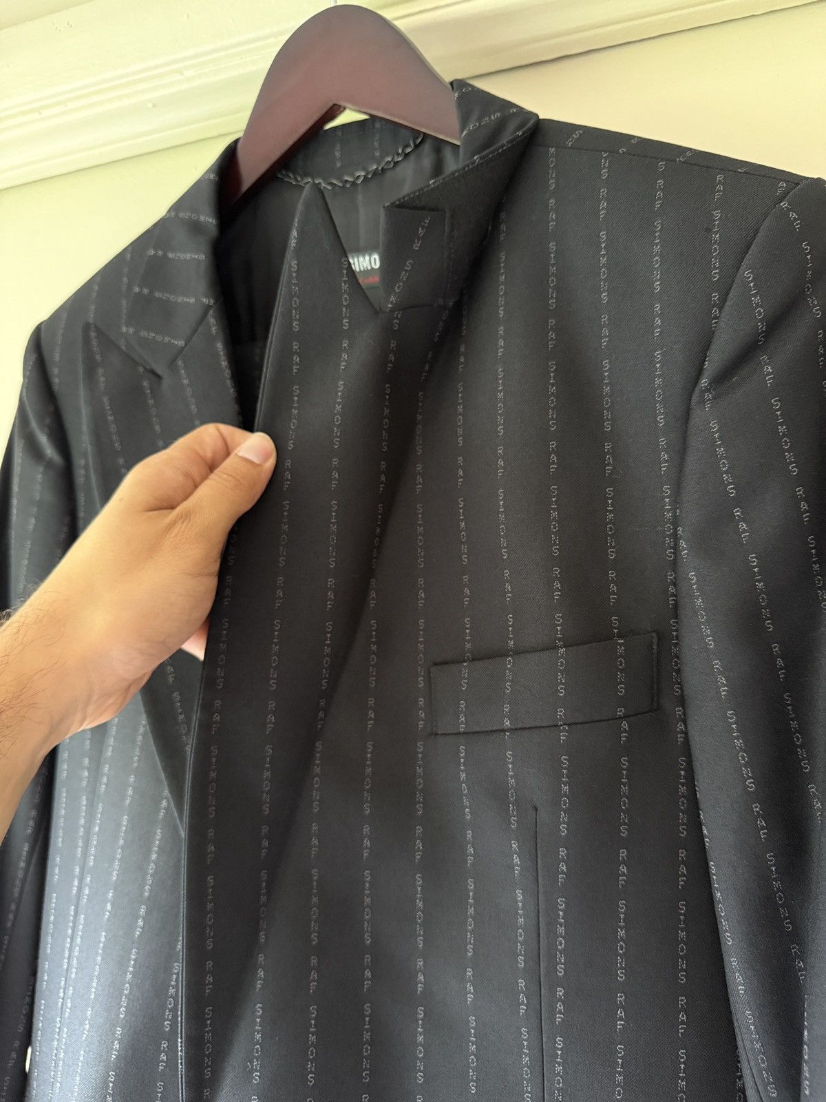 Raf Simons Pinstripe Limited Edition Suit Size 46R - 4 Thumbnail