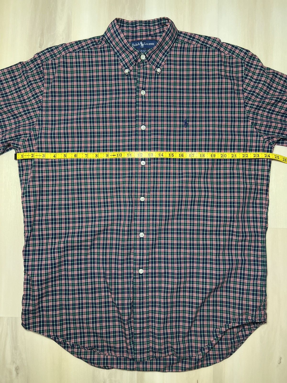 Polo Ralph Lauren Polo Ralph Lauren Men's Sz M Blake Christmas Plaid Red Green Size US M / EU 48-50 / 2 - 5 Thumbnail