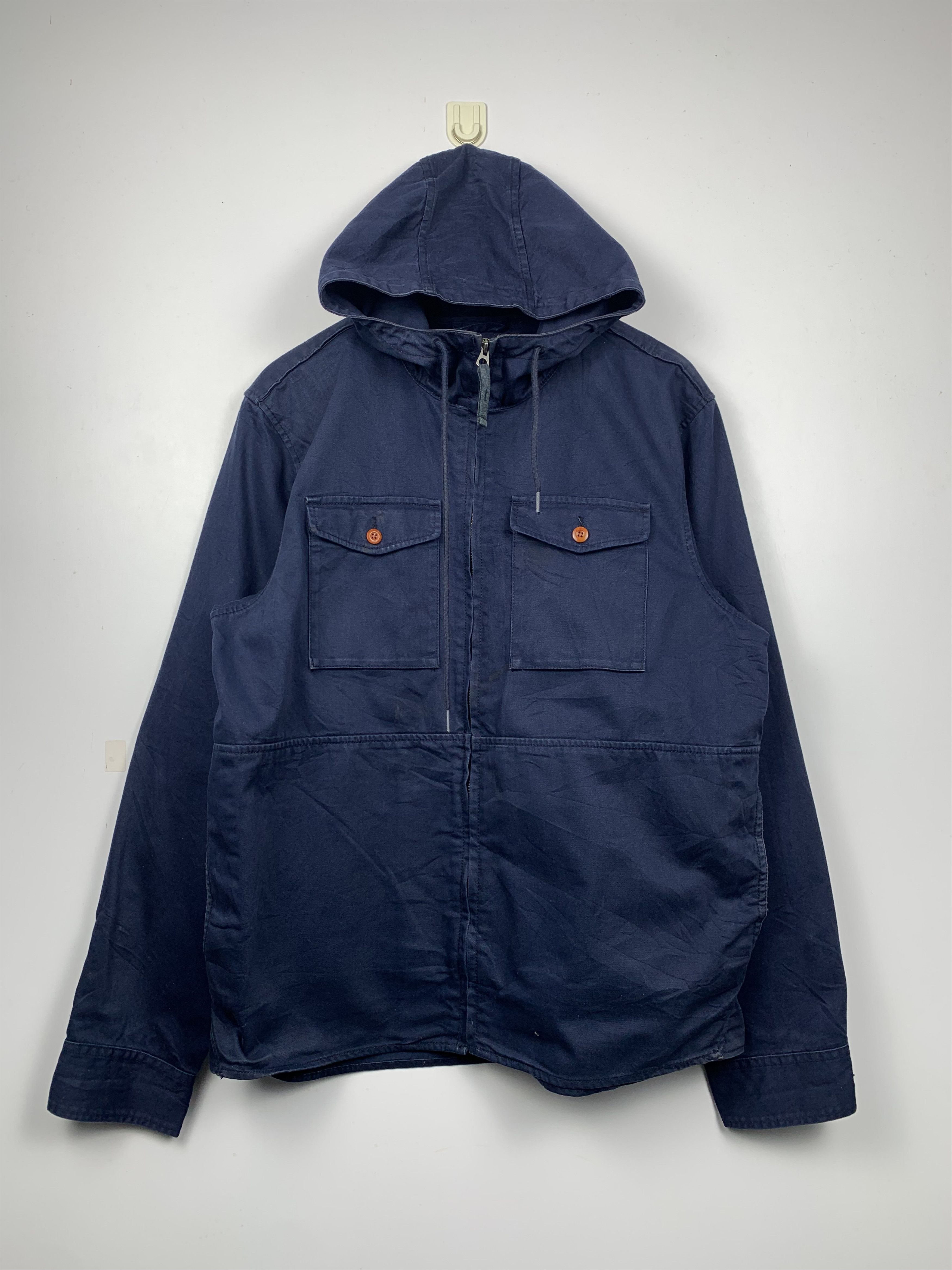 Old Navy Old Navy Hoodie Double Pocket Denim Jacket J1152 Size US L / EU 52-54 / 3 - 1 Thumbnail