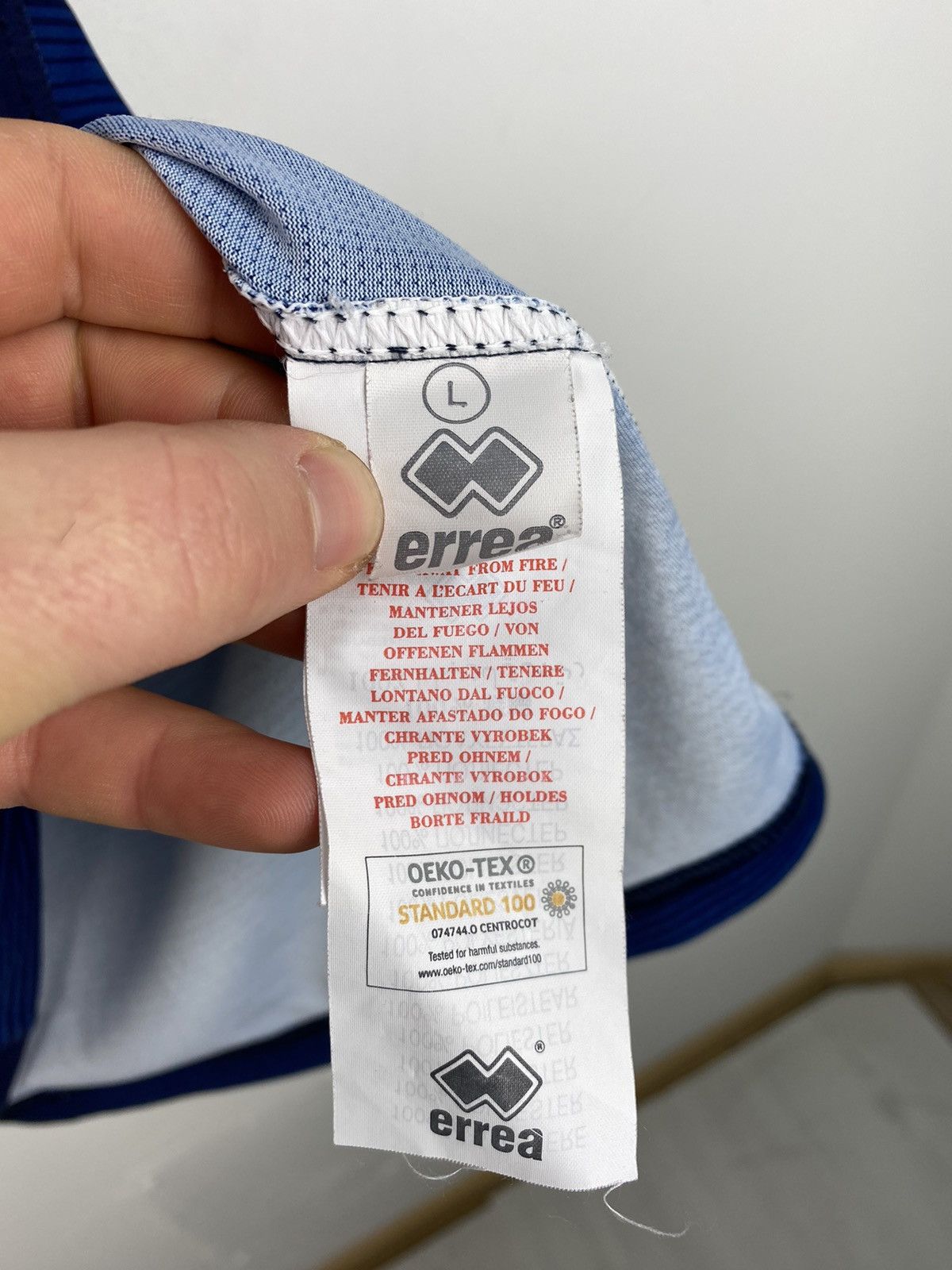 Errea Walsall FC 2018 2019 Errea Football Jersey Shirt PSG Arsenal Size US L / EU 52-54 / 3 - 15 Thumbnail