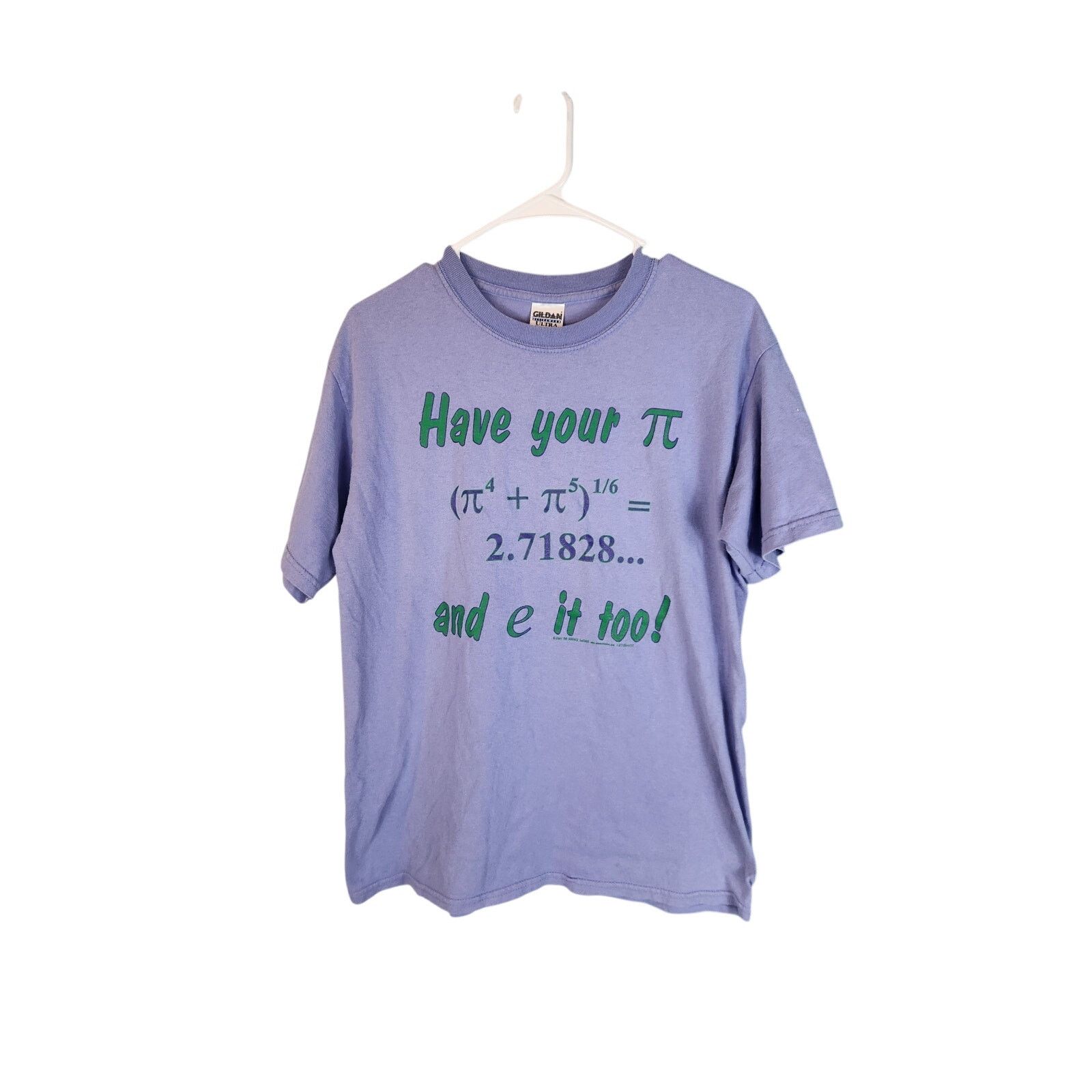 Gildan Vintage Y2K Math T shirt men's medium Size US M / EU 48-50 / 2 - 1 Thumbnail