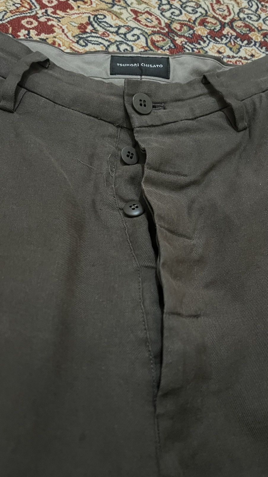 Issey Miyake Vintage Tsumori Chisato Sarrouel Hemp Cotton pants 30 inches Size US 30 / EU 46 - 12 Thumbnail
