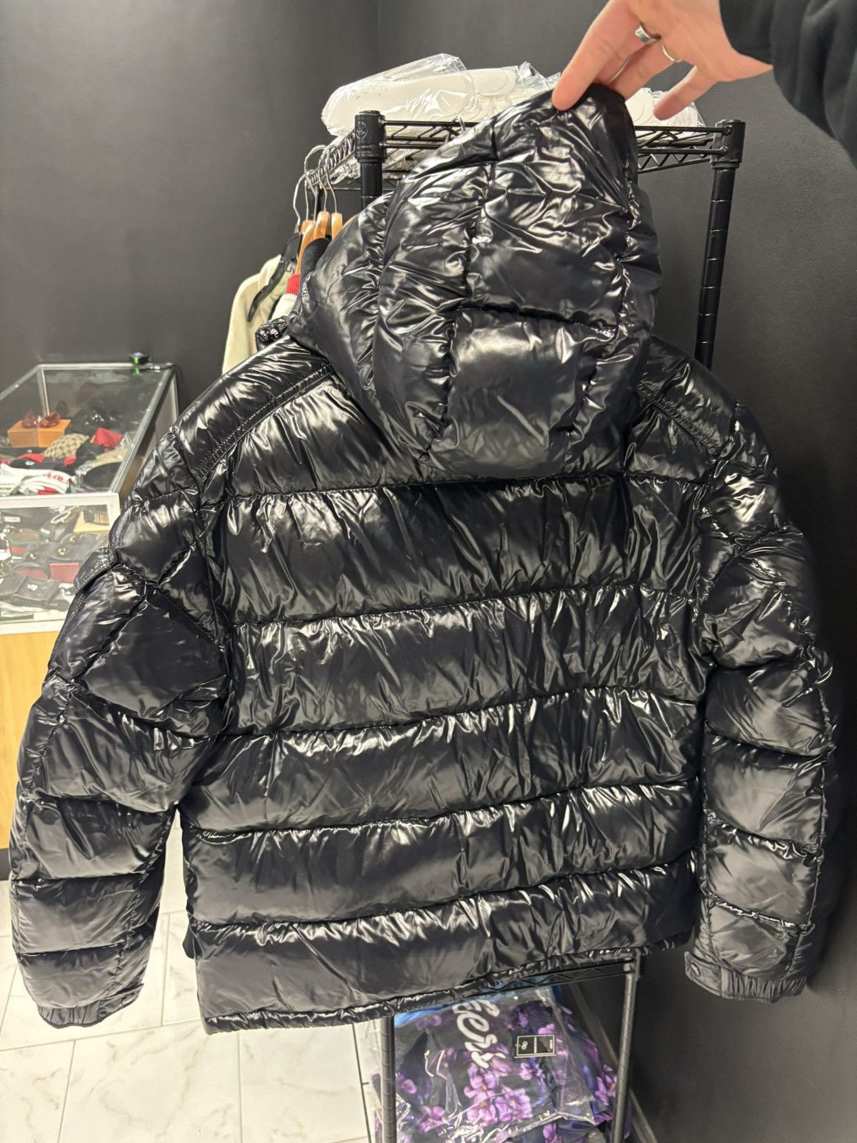 Moncler Moncler Maya Giubbotto black jacket size 5 Size US XL / EU 56 / 4 - 2 Thumbnail