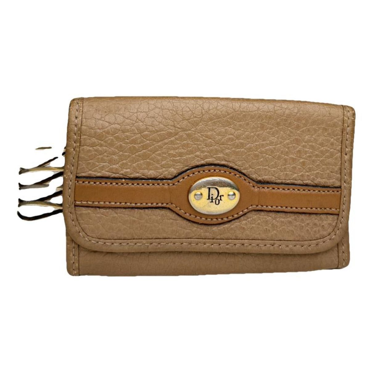 Dior Beige Leather Purse Size ONE SIZE - 1 Thumbnail