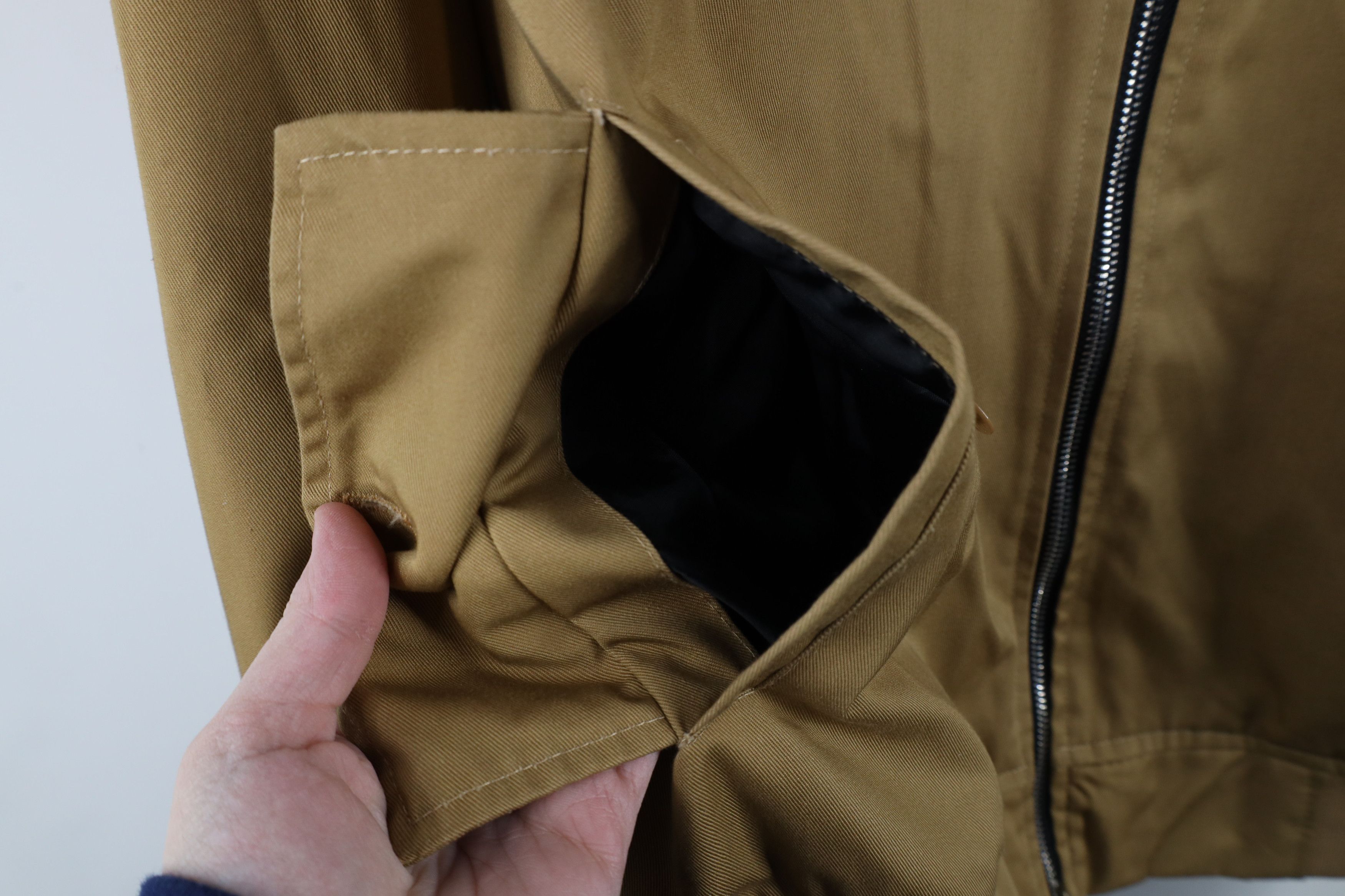 Vintage Vintage 90s Streetwear Full Zip Cafe Racer Bomber Jacket Size US XL / EU 56 / 4 - 6 Thumbnail
