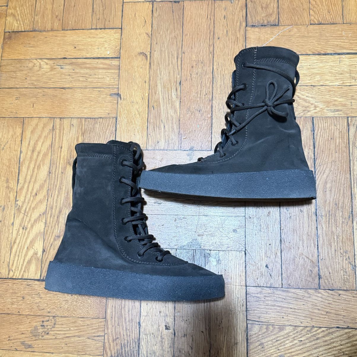 Yeezy YEEZY Crepe Lace Up Boots Size US 7 / EU 40 - 10 Thumbnail