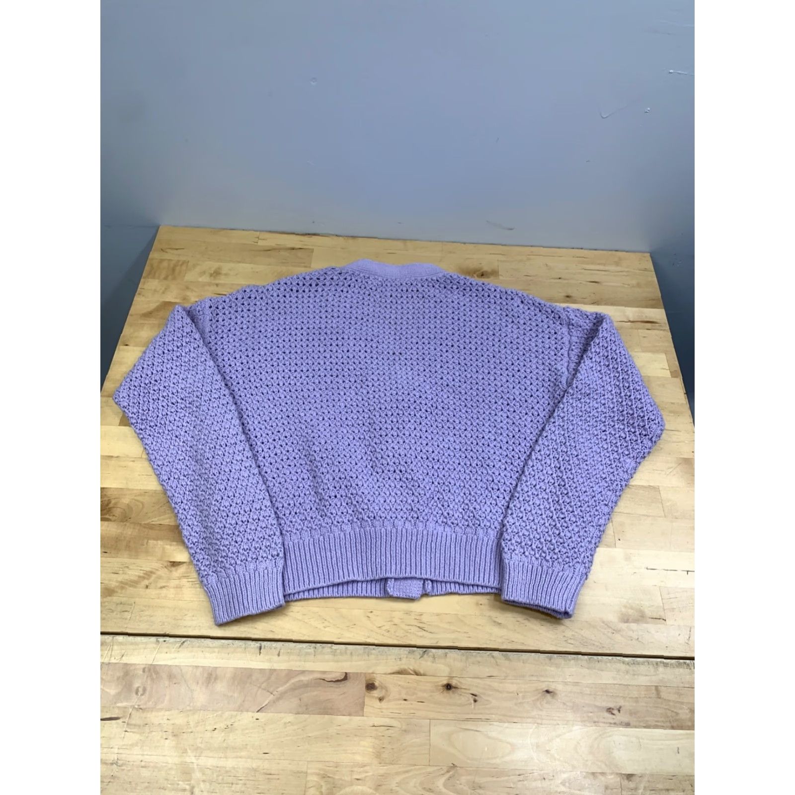 Madewell Madewell Knit Cardigan Womens S Purple Long Sleeve Casual V-Neck Knit Sweater Cardigan Fall Winter Spring Women Mens Girls Size S / US 4 / IT 40 - 6 Thumbnail