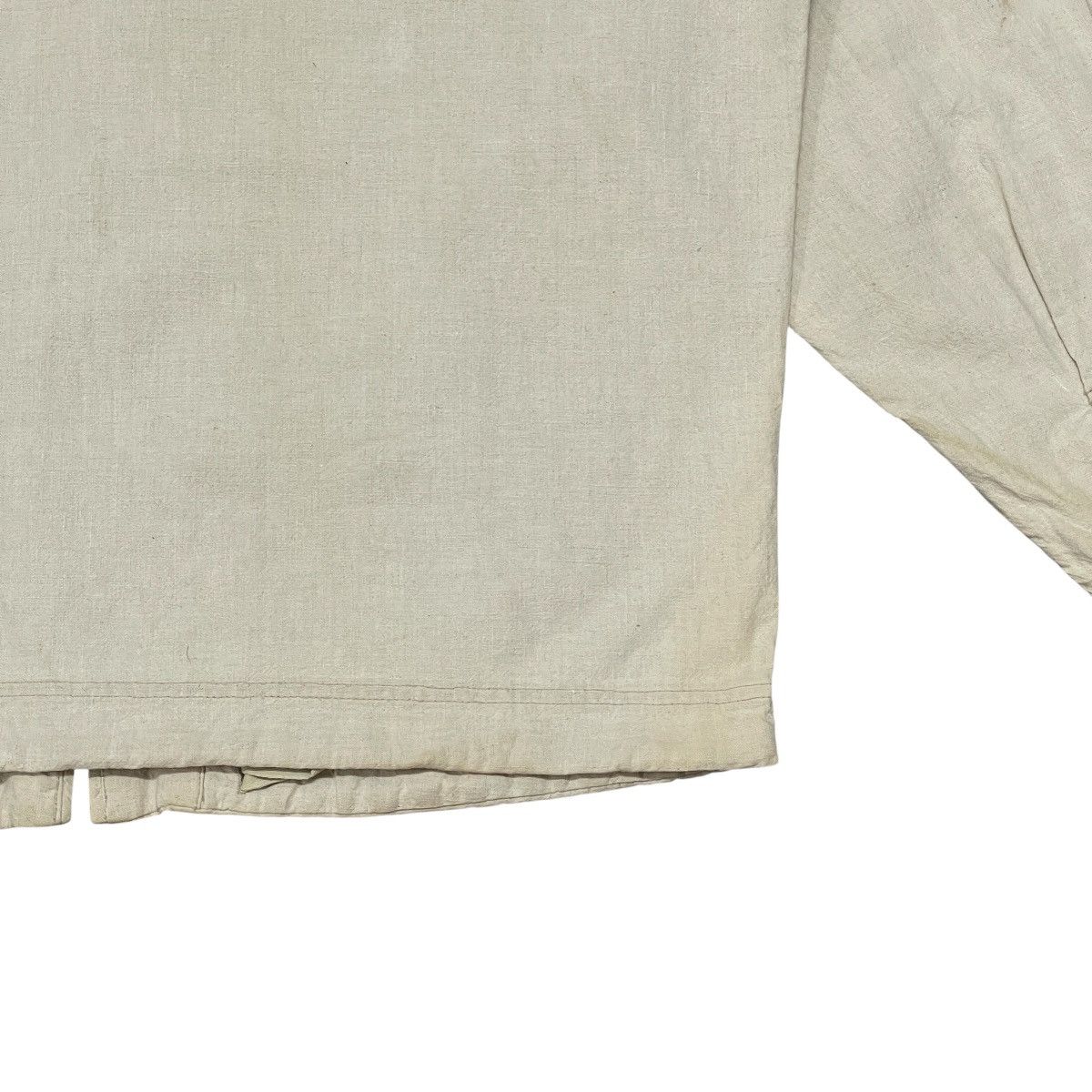 Nigel Cabourn Vintage Nigel Cabourn 80’s Linen Cotton Work Chore Jacket Size US XXL / EU 58 / 5 - 15 Thumbnail