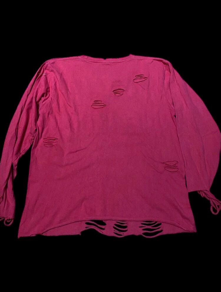 If Six Was Nine × Japanese Brand × Le Grande Bleu (L.G.B.) ❤️‍🔥Distressed Longsleeve ~ Cinema IfSixWasNine LGB Style❤️‍🔥 Size US L / EU 52-54 / 3 - 6 Thumbnail