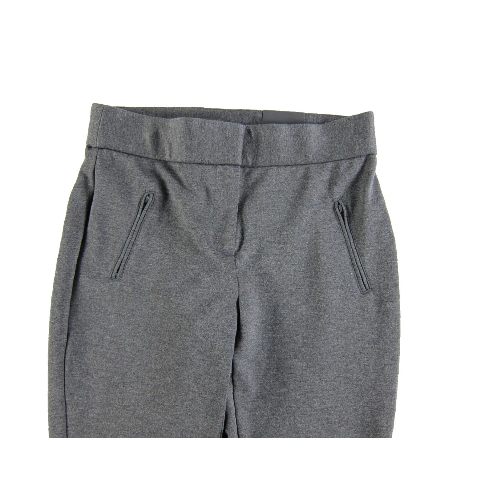 Worthington NWT Worthington Heather Grey Ultra Stretch Ponte Skinny Zip Pocket Pant Women 2P Size 26" / US 2 / IT 38 - 4 Thumbnail