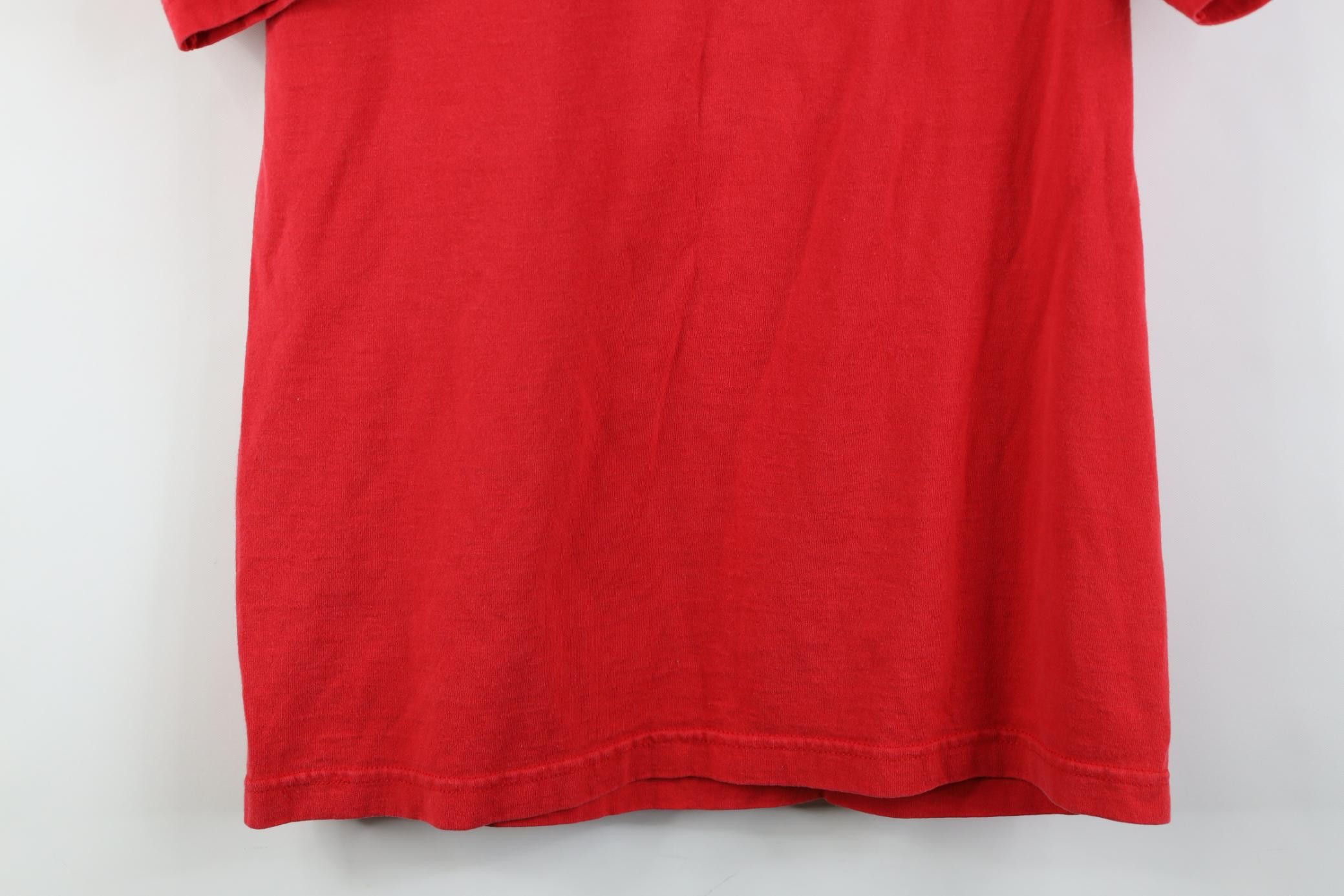 Vintage Vintage 90s Y2K Freedom Flag Tradition T-Shirt Red Cotton Size US M / EU 48-50 / 2 - 12 Thumbnail
