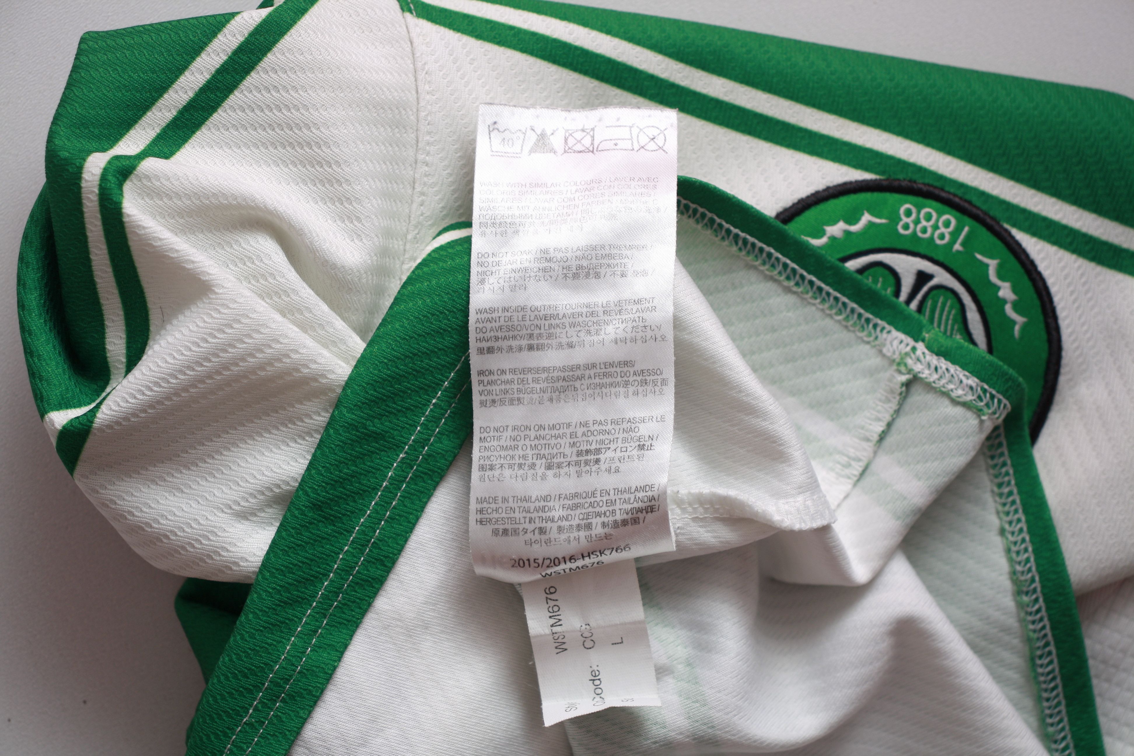 New Balance Football Shirt Celtic Glasgow Hoops New Balance Jersey Size US L / EU 52-54 / 3 - 15 Thumbnail