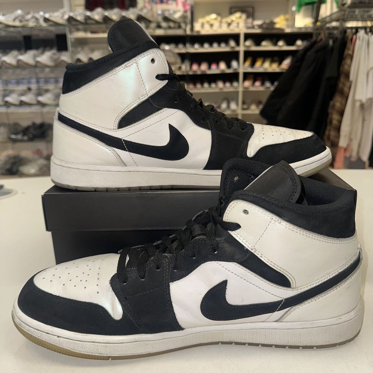 Jordan Brand × Nike Size 14 - Nike Air Jordan 1 Mid SE Diamond (DH6933-100) Size US 14 / EU 47 - 2 Thumbnail
