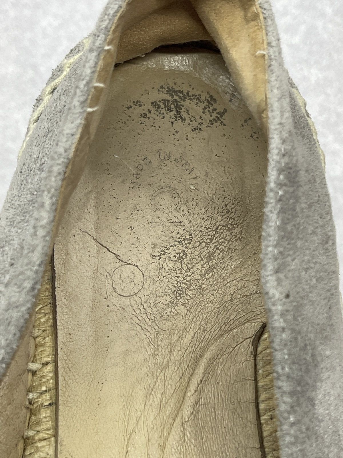 Chanel Women Chanel Espadrilles Shoes Gray/Black Made in Spain Size US 9 / IT 39 - 13 Thumbnail