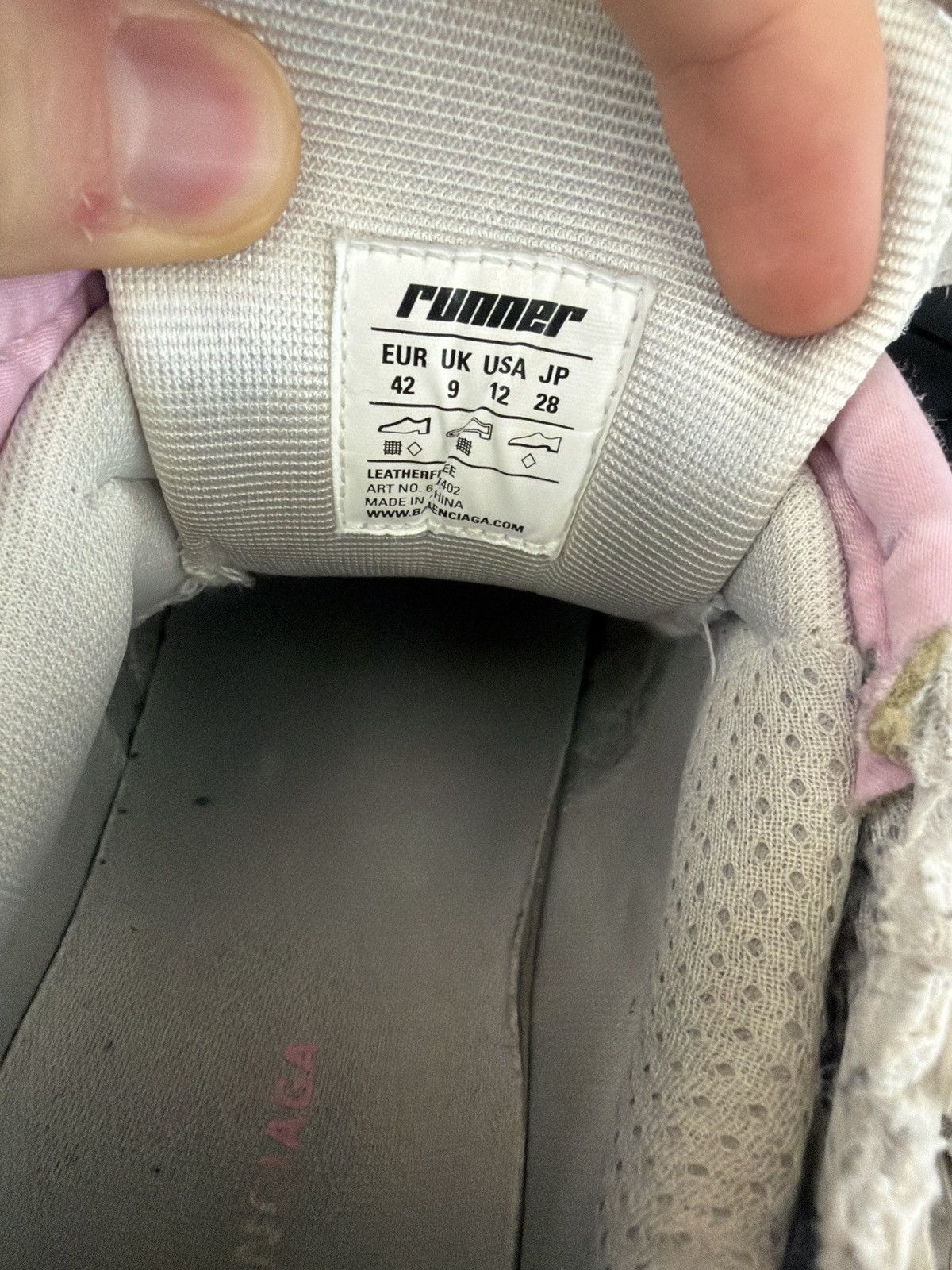 Balenciaga Rose Runners 42eu Size US 9 / EU 42 - 6 Thumbnail