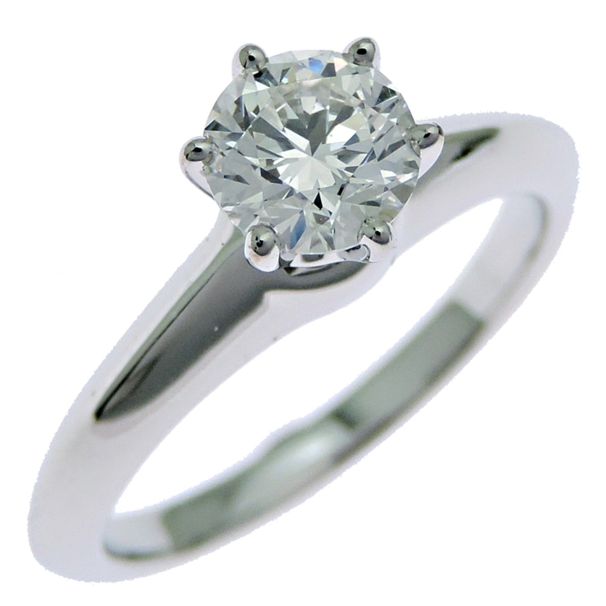 Tiffany & Co. Tiffany & Co. Solitaire 0.61ct Diamond Women's Ring, Platinum 950 Size ONE SIZE - 1 Thumbnail