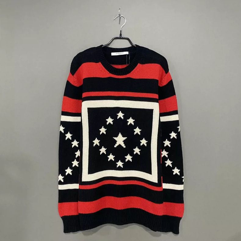 GIVENCHY Star Striped Sweater - dmc