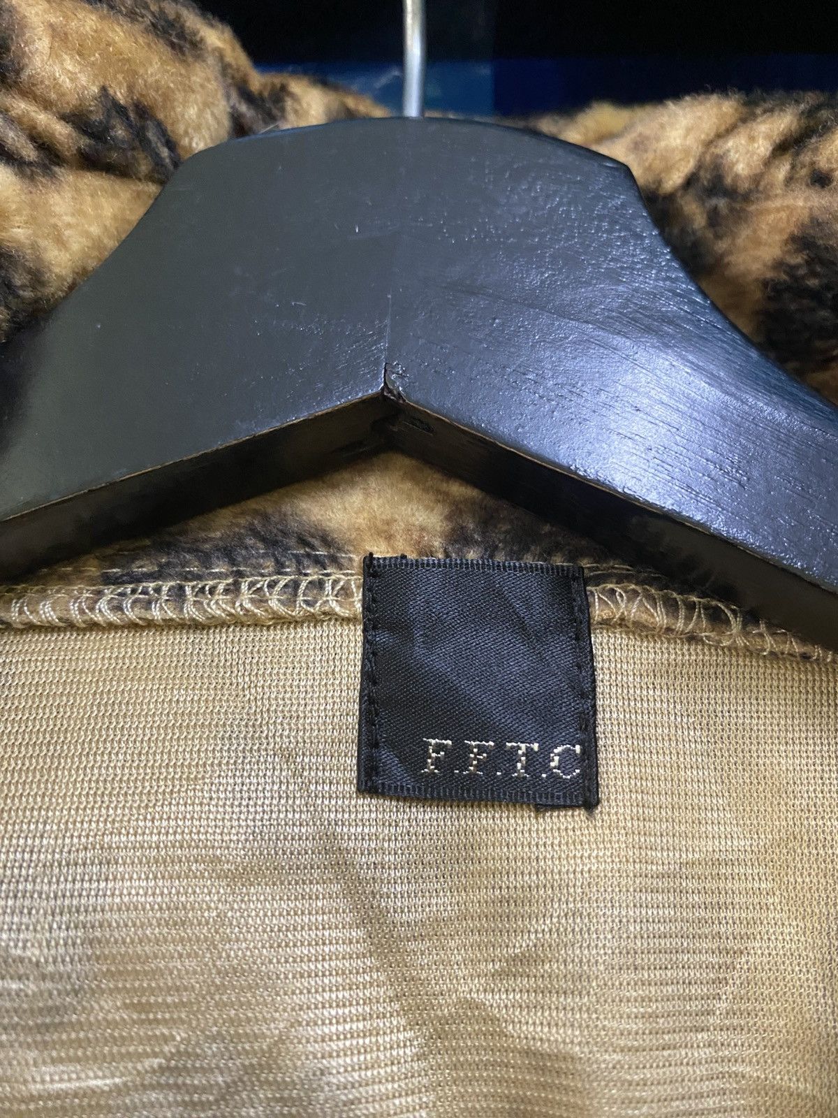 FTC × Japanese Brand Vintage FFTC Leopard Print Fleece Jacket Animal Print Size US M / EU 48-50 / 2 - 7 Thumbnail