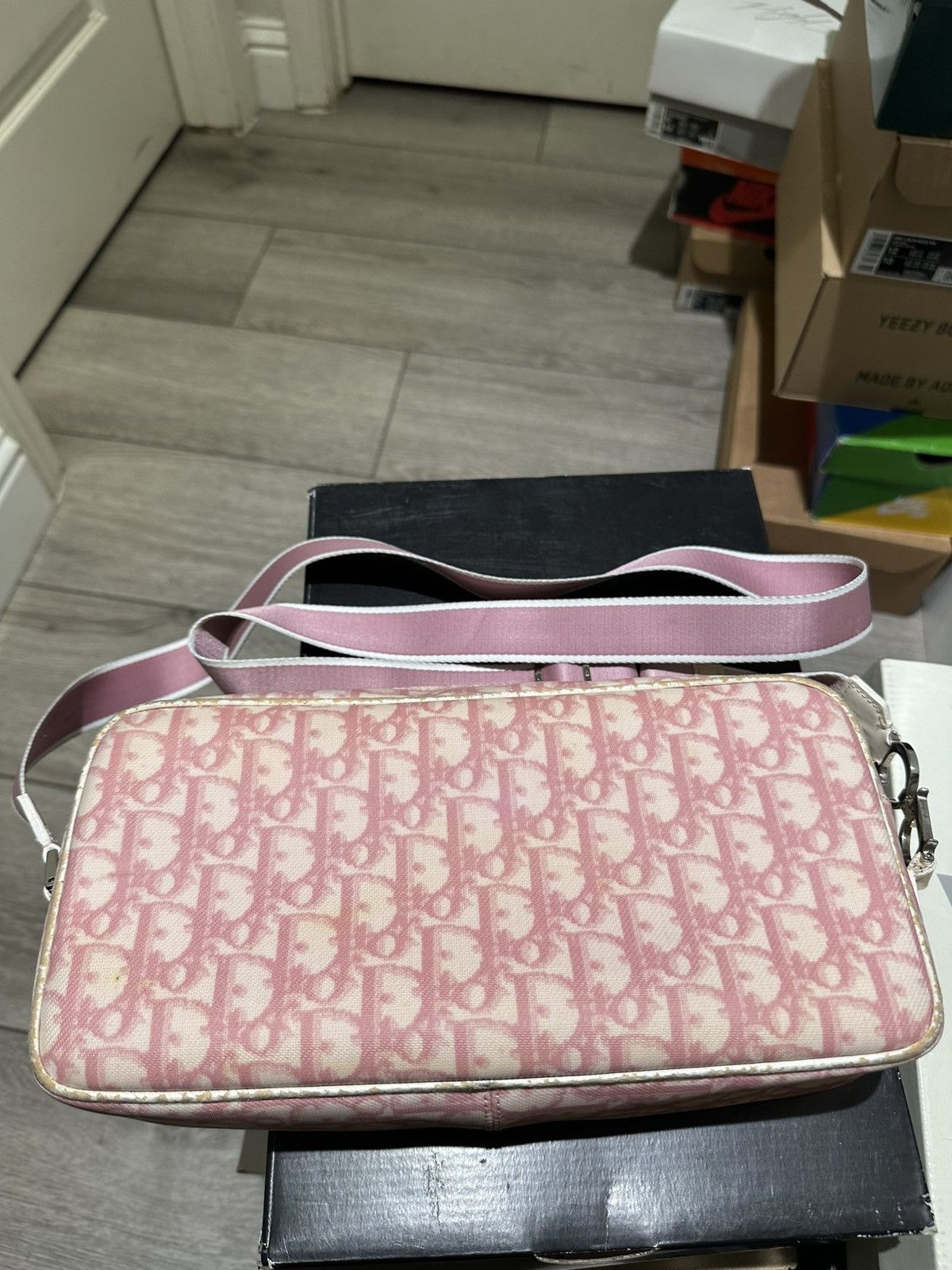 Christian Dior Monsieur × Dior × Vintage Christian Dior Monogram Pink Shoulder Bag Vintage Size ONE SIZE - 9 Thumbnail