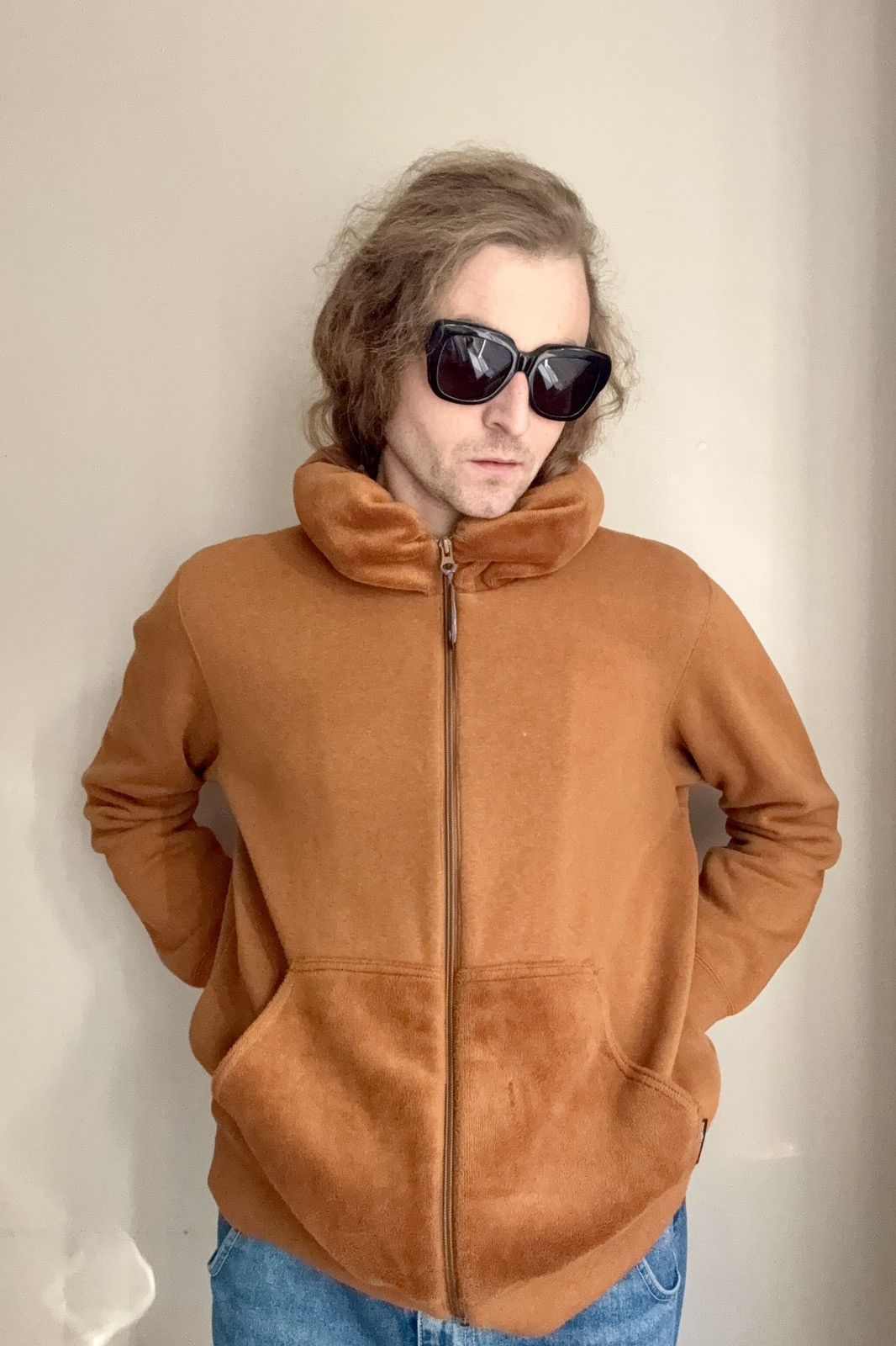 mercibeaucoup MERCIBEAUCOUP Puffy Pillow Collar Couble Zip Sweatshirt Size US L / EU 52-54 / 3 - 8 Thumbnail
