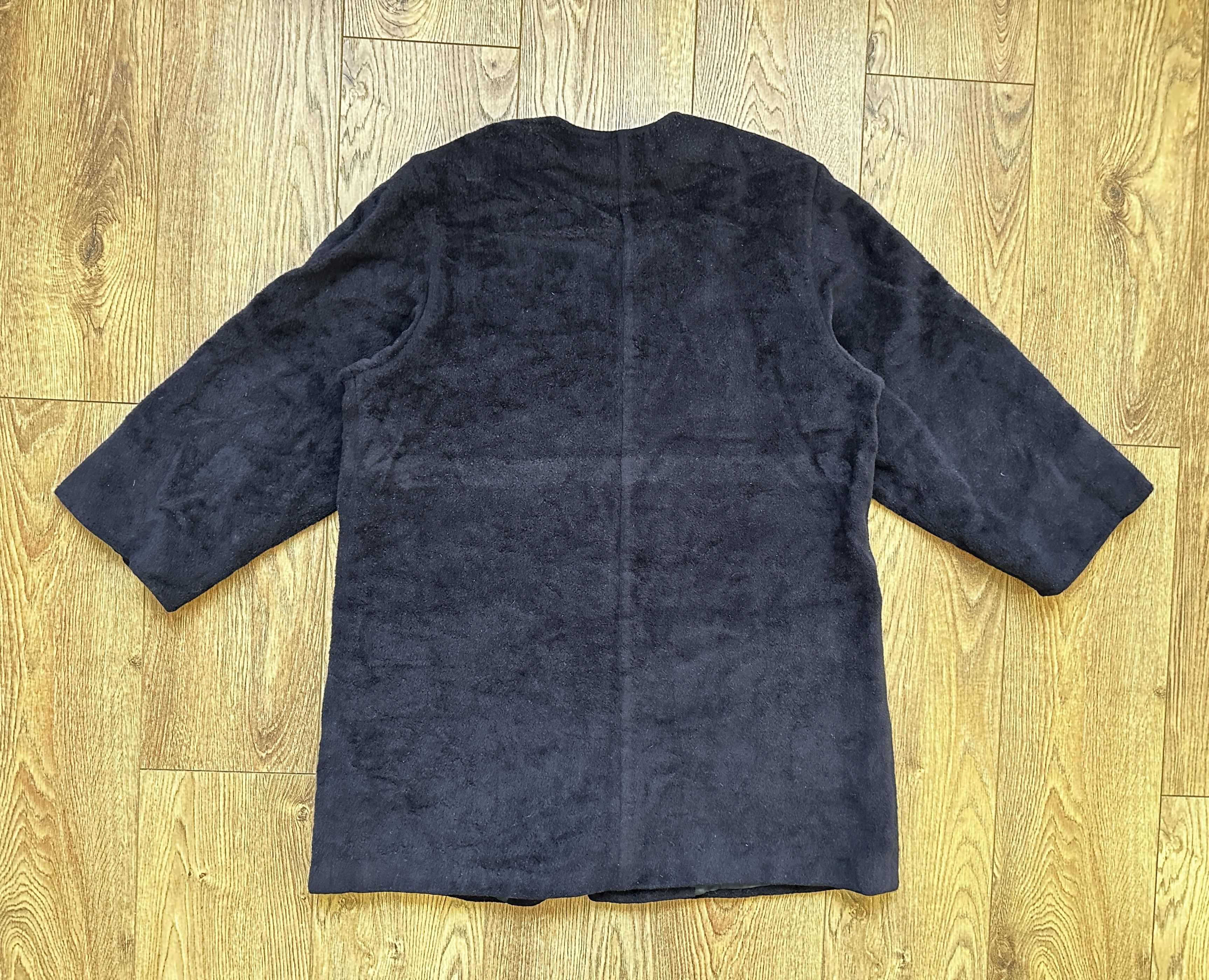 Max Mara Max Mara Wool Cashmere Women's Shearling Made In Italy Navy Size S / US 4 / IT 40 - 16 Thumbnail