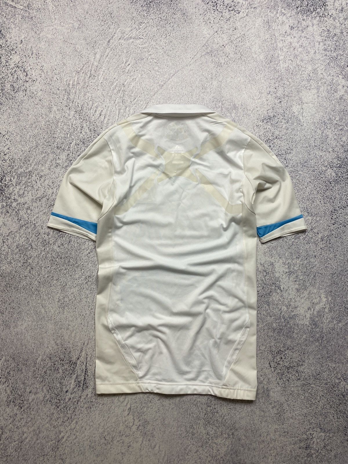 Adidas × Vintage Men’s Adidas Olympique Marseille 2011 home Jersey Techfit Size US L / EU 52-54 / 3 - 7 Thumbnail