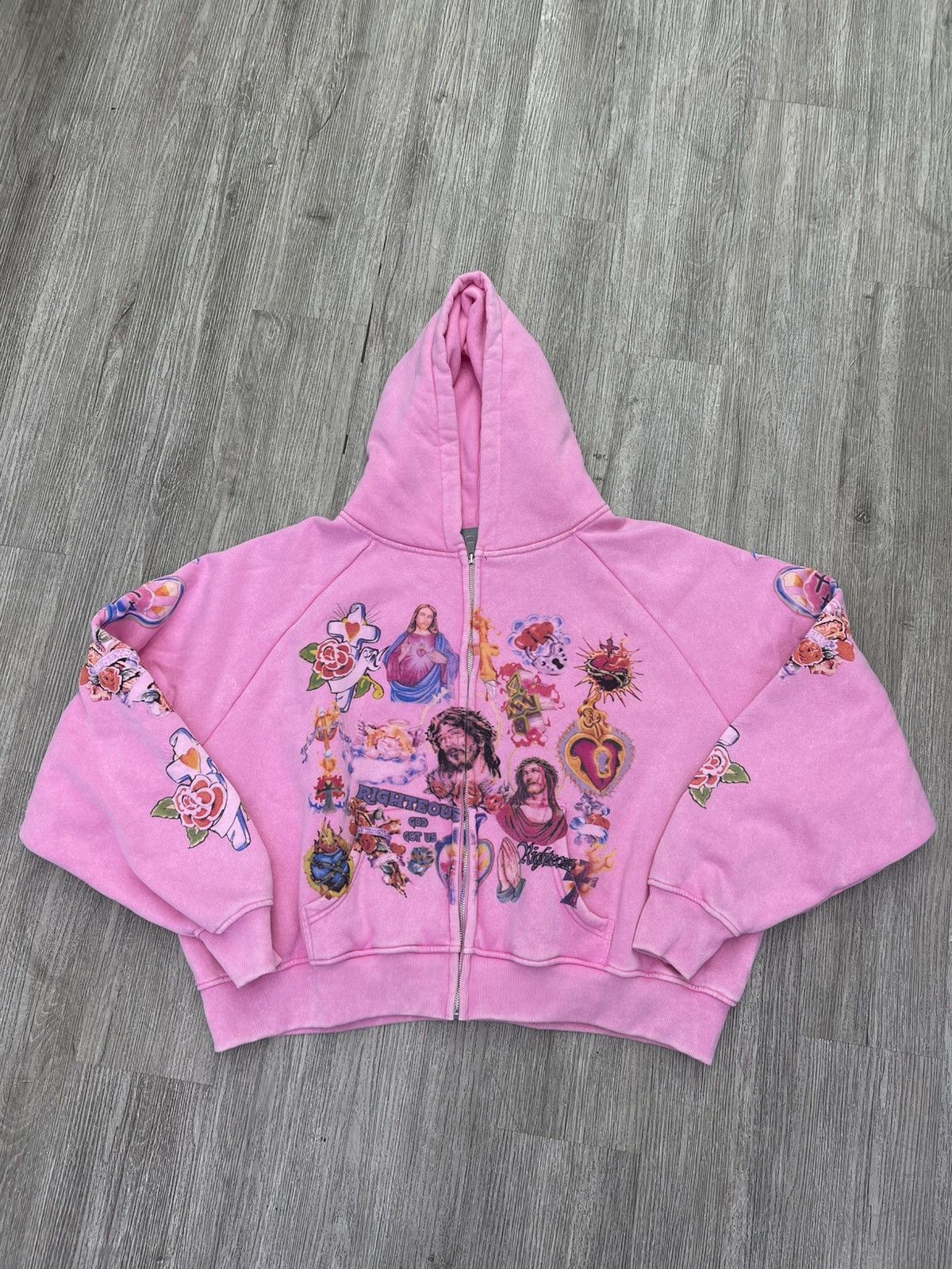 Other Righteous zip Up hoodie pink Size US M / EU 48-50 / 2 - 1 Thumbnail