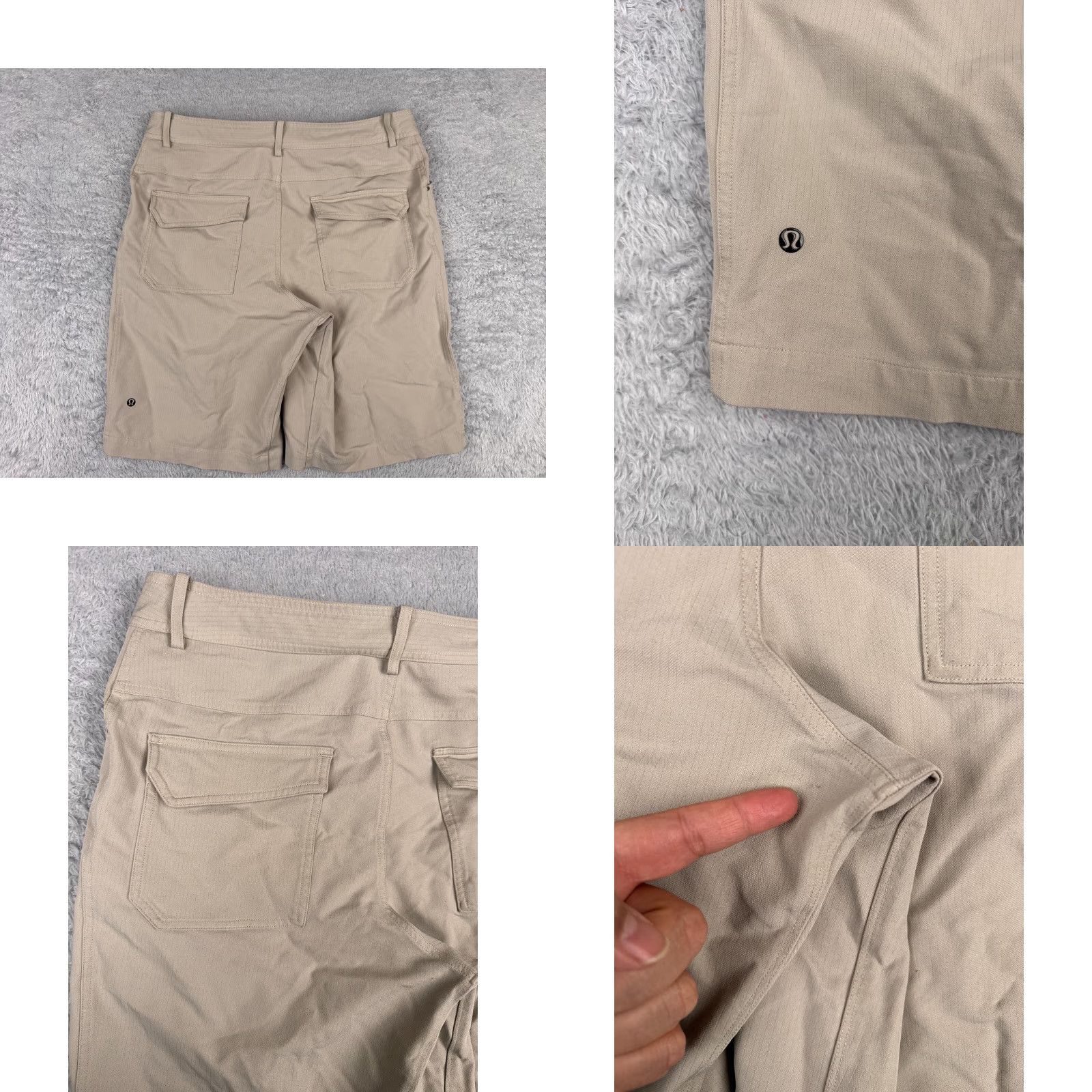 Lululemon Lululemon Shorts Men 36 Beige Commute Short Zipper Pockets Hike Golf READ ME - Vintage? No Size US 36 / EU 52 - 10 Thumbnail