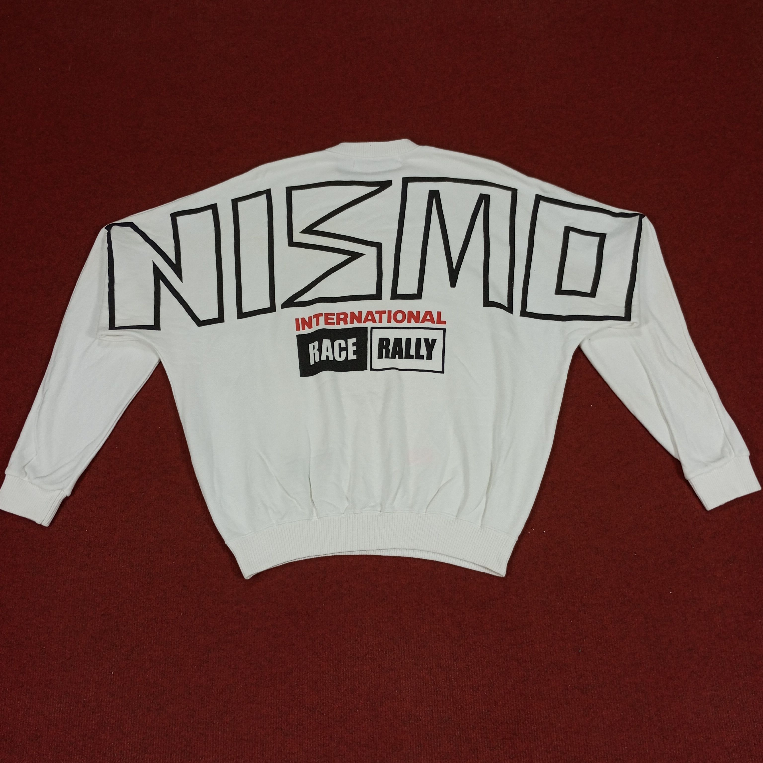 Japanese Brand × Vintage Nismo International Race Rally Big Spellout Sweatshirt Size US XL / EU 56 / 4 - 6 Thumbnail