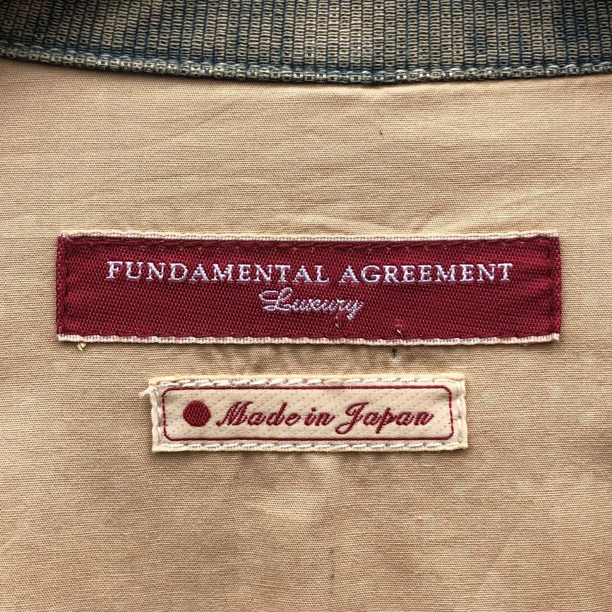 Japanese Brand Fundamental Agreement Denim Distressing Patched Chore Jacket Size US XL / EU 56 / 4 - 19 Thumbnail