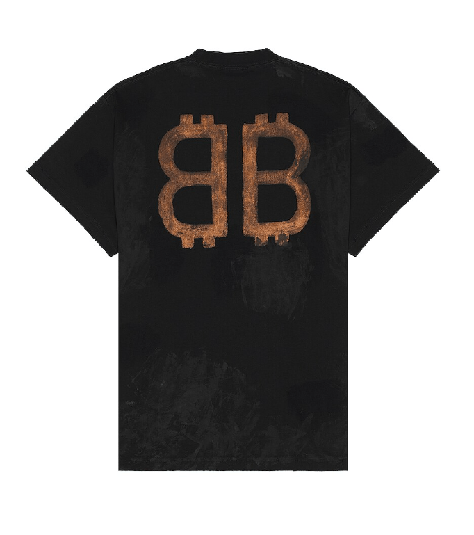 Balenciaga BALENCIAGA Crypto Bitcoin T shirt Size US S / EU 44-46 / 1 - 2 Thumbnail
