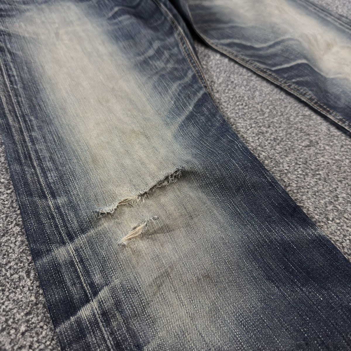 If Six Was Nine Archives ‼️ Japanese Edwin 503 Rusty Heavy Faded Wash Denim Size US 28 / EU 44 - 5 Thumbnail