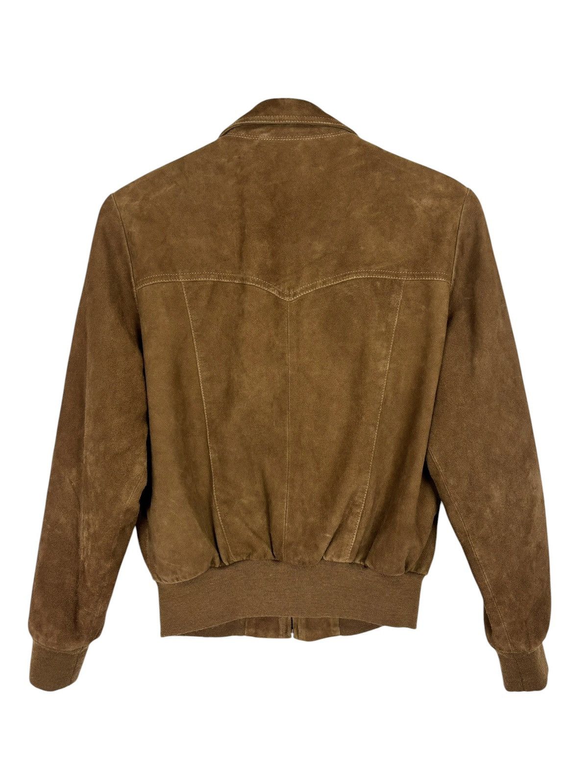 Celine × Hedi Slimane S/S 2019 Sample Goat Suede Leather Jacket (SS19, Western) Size US S / EU 44-46 / 1 - 2 Thumbnail