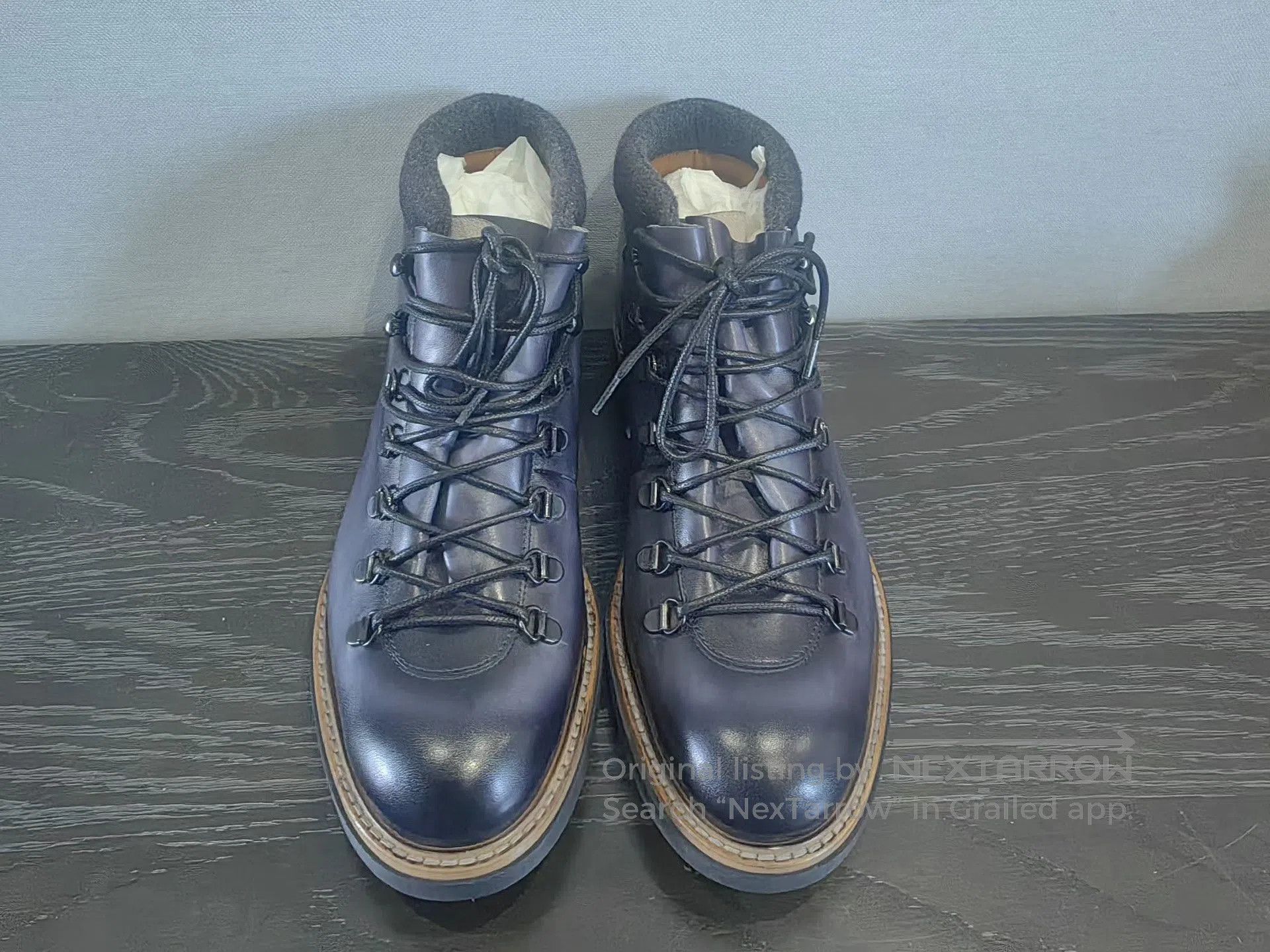 Bruno Magli Bruno Magli Handcrafted Patina Hiking Boots. Size US 8 / EU 41 - 1 Thumbnail