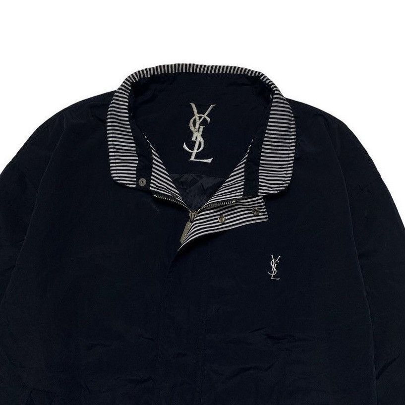 Vintage × Yves Saint Laurent RARE Yves Saint Laurent big logo work jacket Size US XL / EU 56 / 4 - 2 Thumbnail