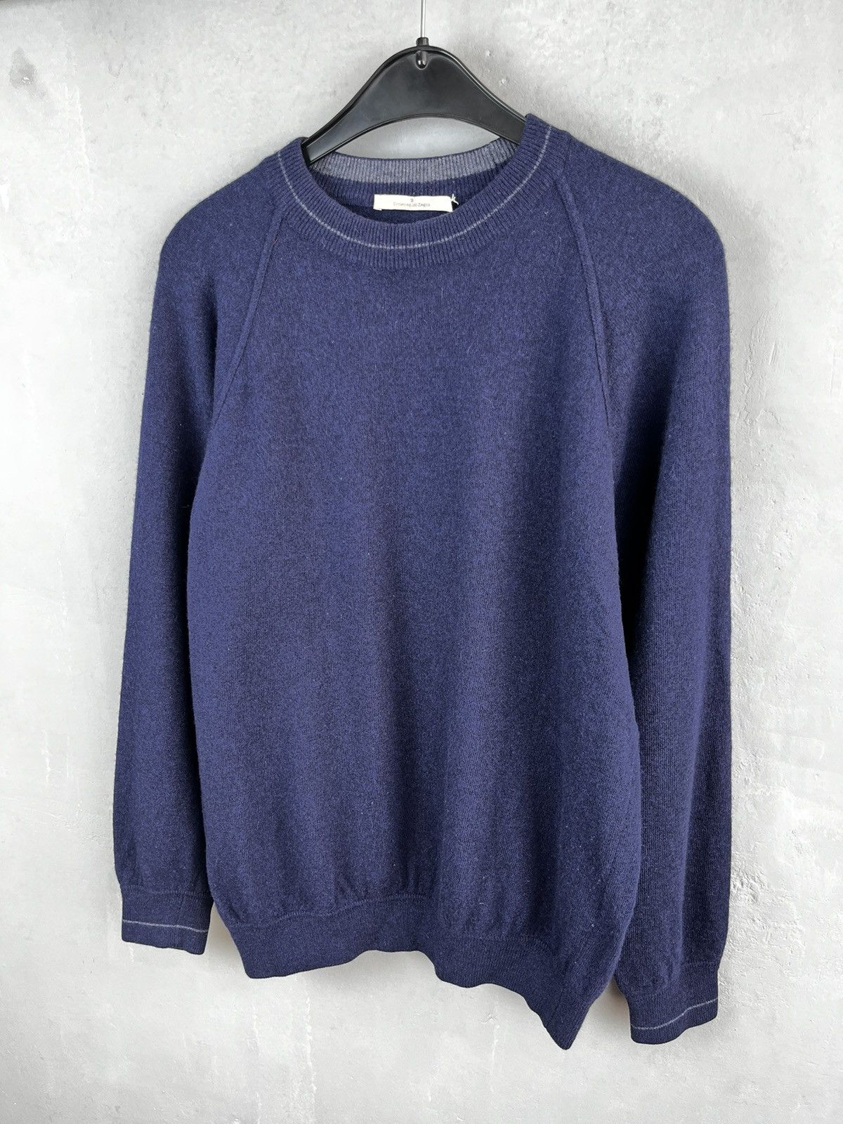 Ermenegildo Zegna × Z Zegna Ermenegildo Zegna wool sweater vintage Size US L / EU 52-54 / 3 - 1 Thumbnail