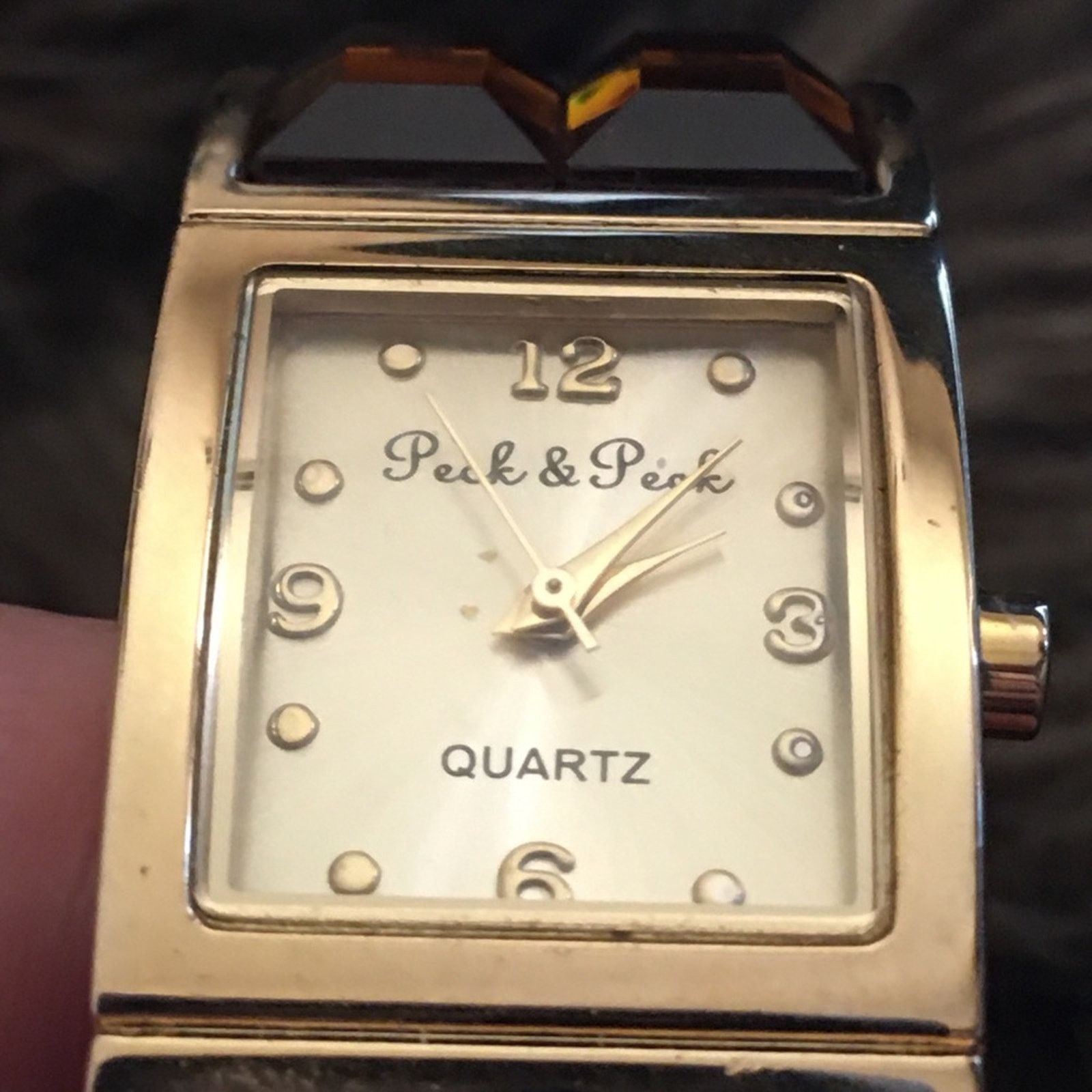 Jewelry Peck & Peck brown topaz stone cuff watch Size ONE SIZE - 8 Thumbnail