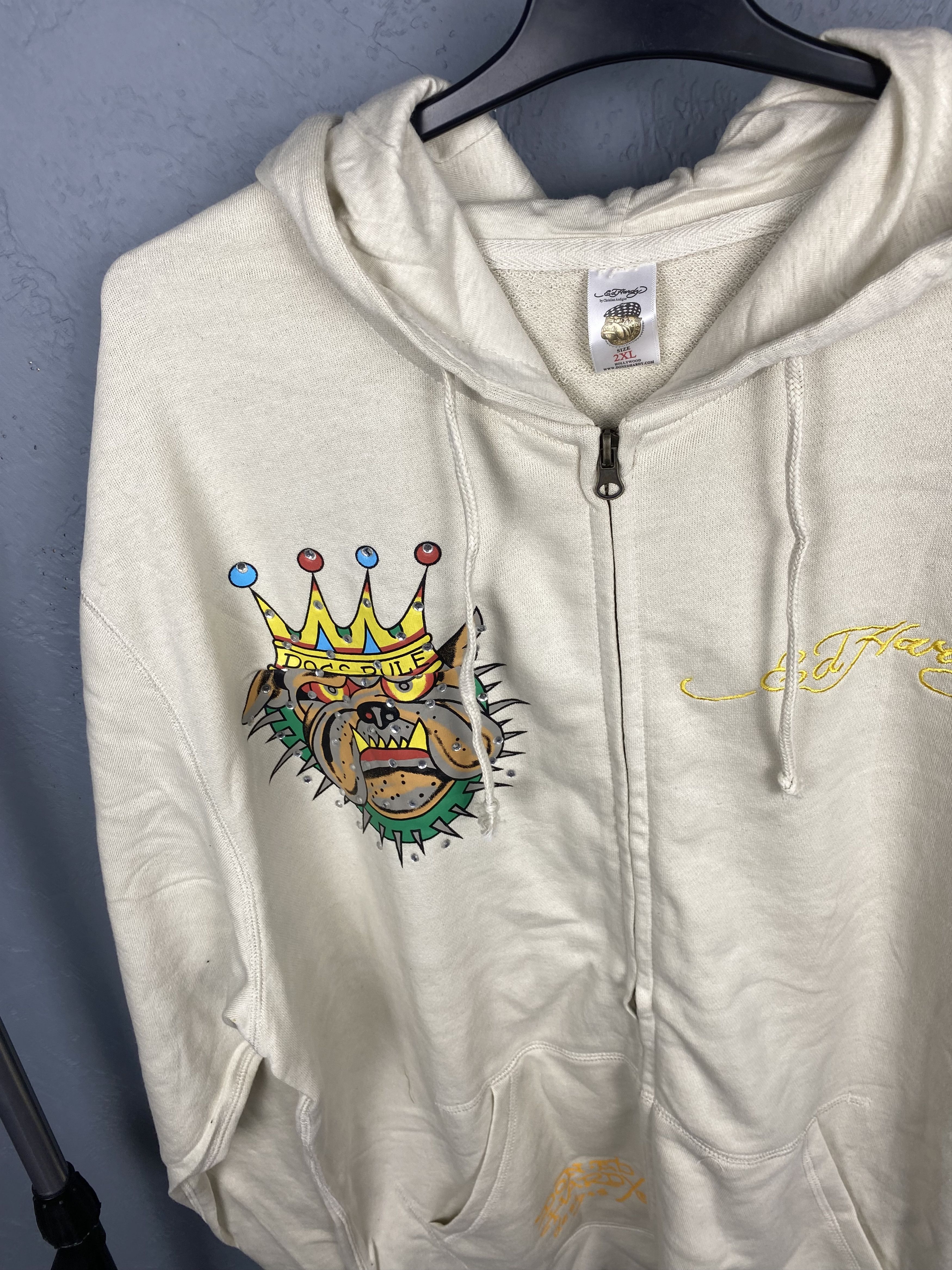 Christian Audigier Ed Hardy by Christian Audigier Hoodie Y2K Size US XXL / EU 58 / 5 - 6 Thumbnail