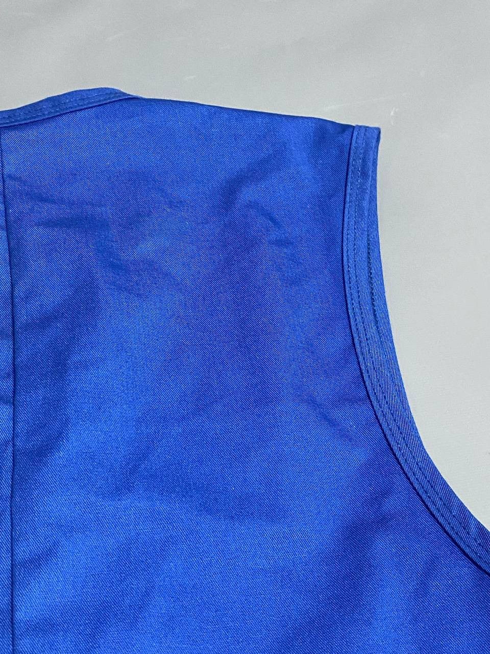 Vintage VTG 80-90s Fays Drugs Store Workers Vest Blue Size M Usa Size US M / EU 48-50 / 2 - 15 Thumbnail