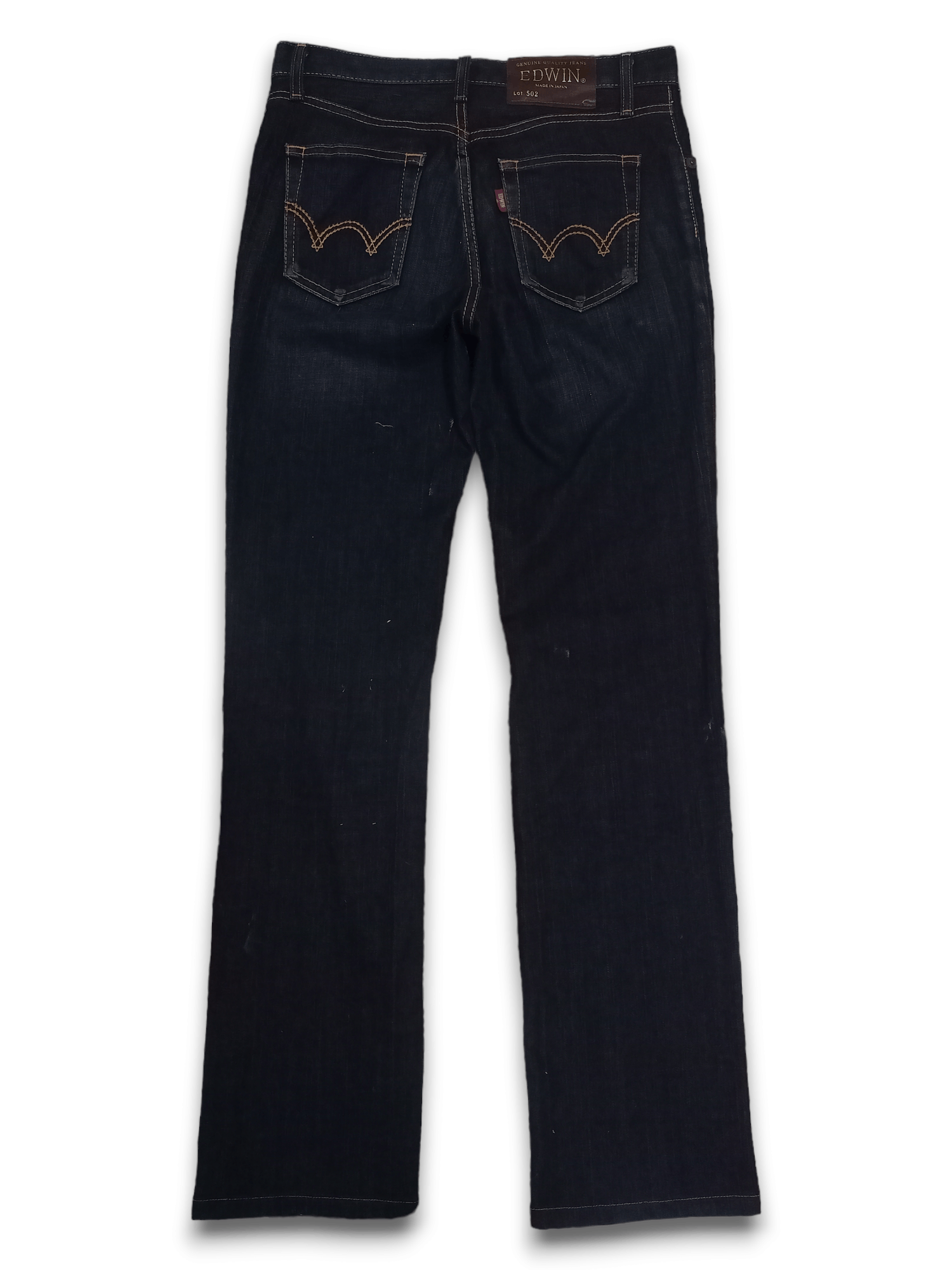 Edwin × Japanese Brand Vintage Japanese Edwin 502 Washed Blue Distressed Jeans Size US 29 - 2 Thumbnail