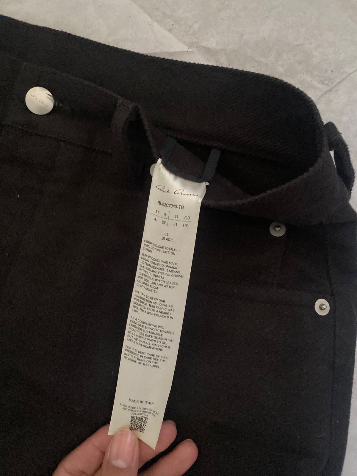Rick Owens Rick owens banana cut bolan denim Size US 32 / EU 48 - 3 Thumbnail