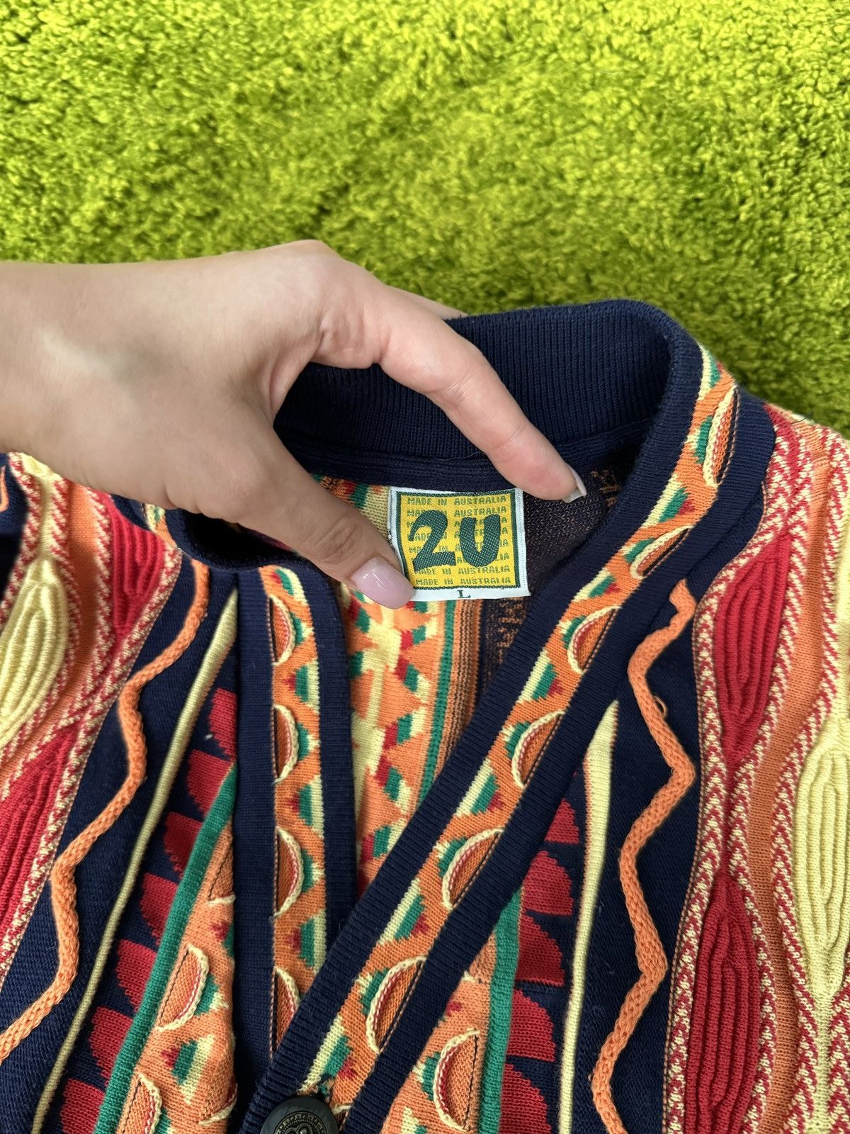 Coogi Coogi 2U coloured cable knit Y2K vintage sweater vest Size US L / EU 52-54 / 3 - 2 Thumbnail