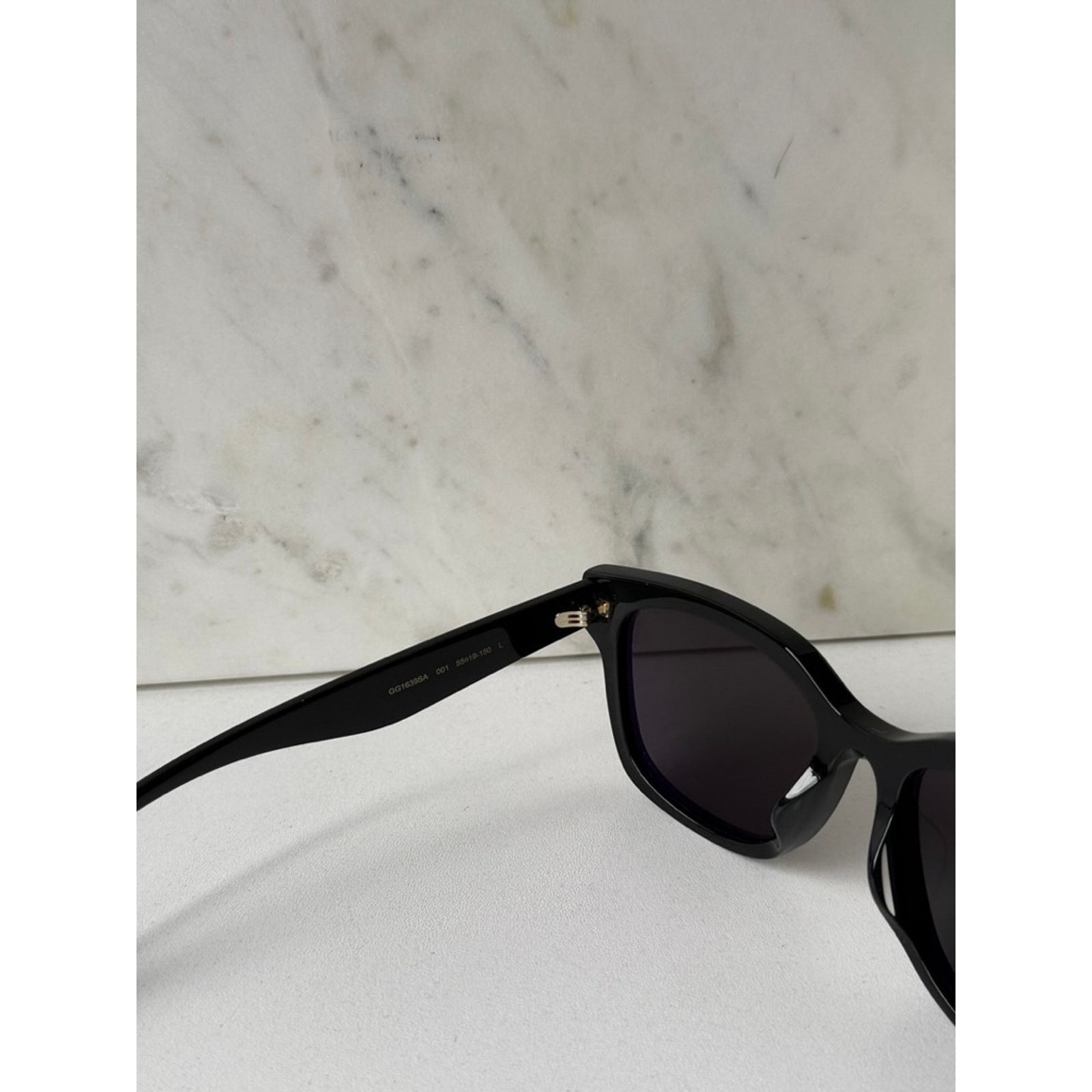 Gucci NEW Gucci GG1639SA Black Square Unisex Sunglasses Size ONE SIZE - 5 Thumbnail
