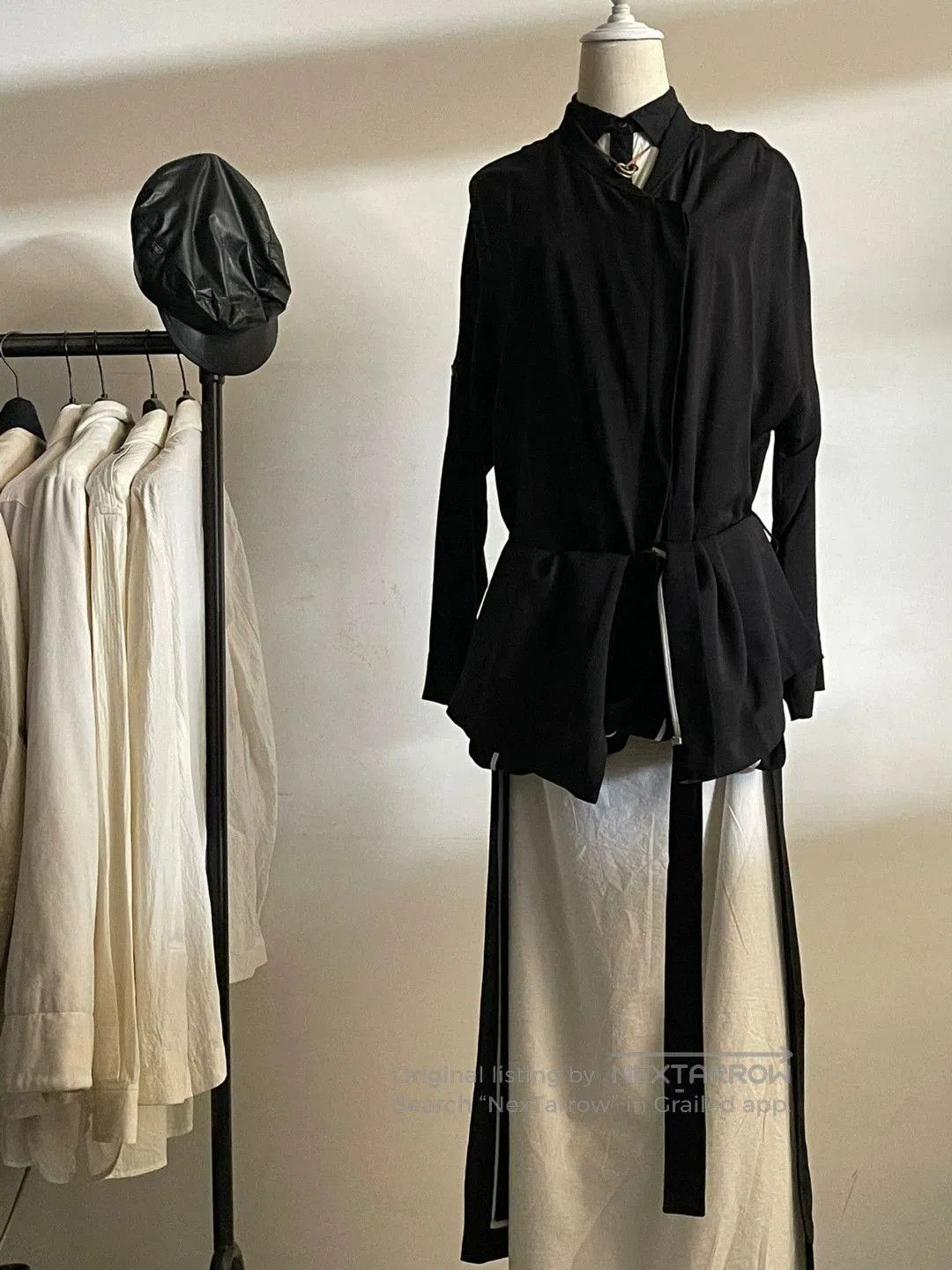 Helmut Lang Helmut Lang Black Trench Coat Jacket. Size M / US 6-8 / IT 42-44 - 6 Thumbnail