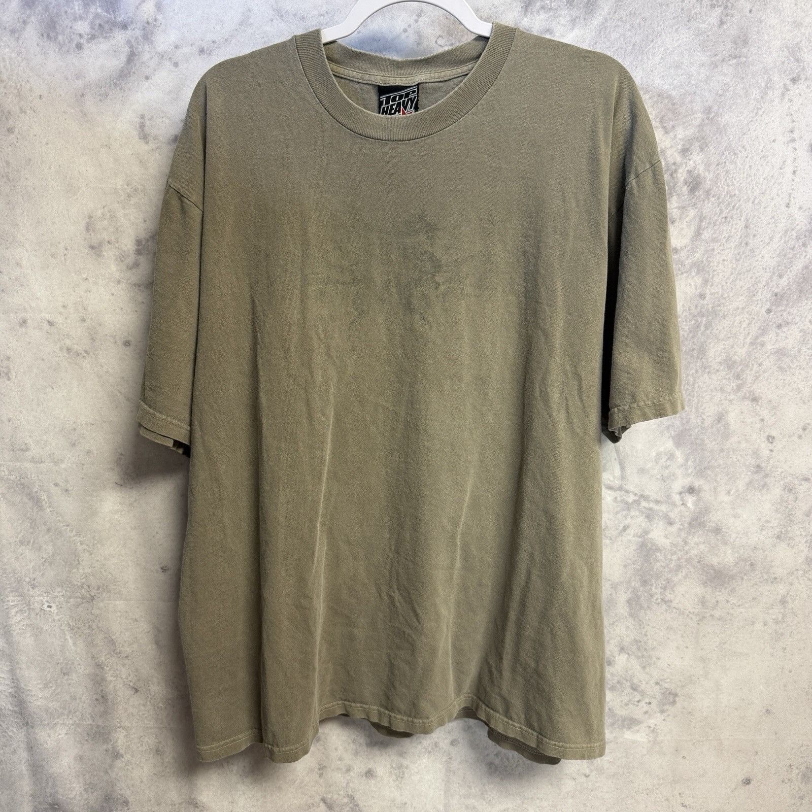 Vintage Vintage Top Heavy T Shirt Mens XL Gray Short Sleeve Y2K Skat Size US XL / EU 56 / 4 - 2 Thumbnail