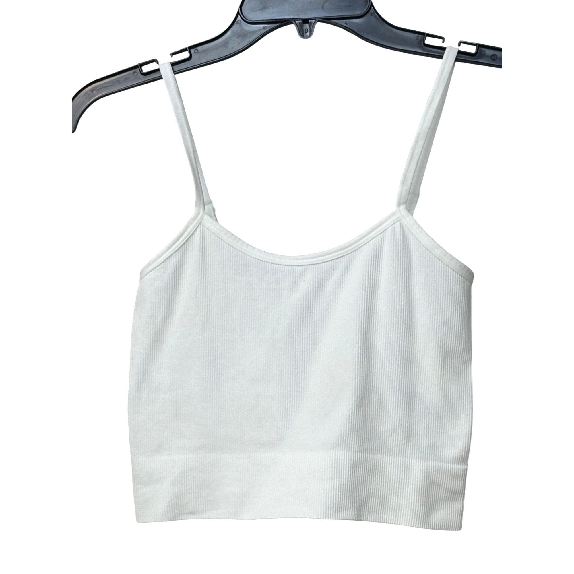 Other Manifest Offline Ribbed Cropped Tank Top With Adjustable Str Size M / US 6-8 / IT 42-44 - 4 Thumbnail