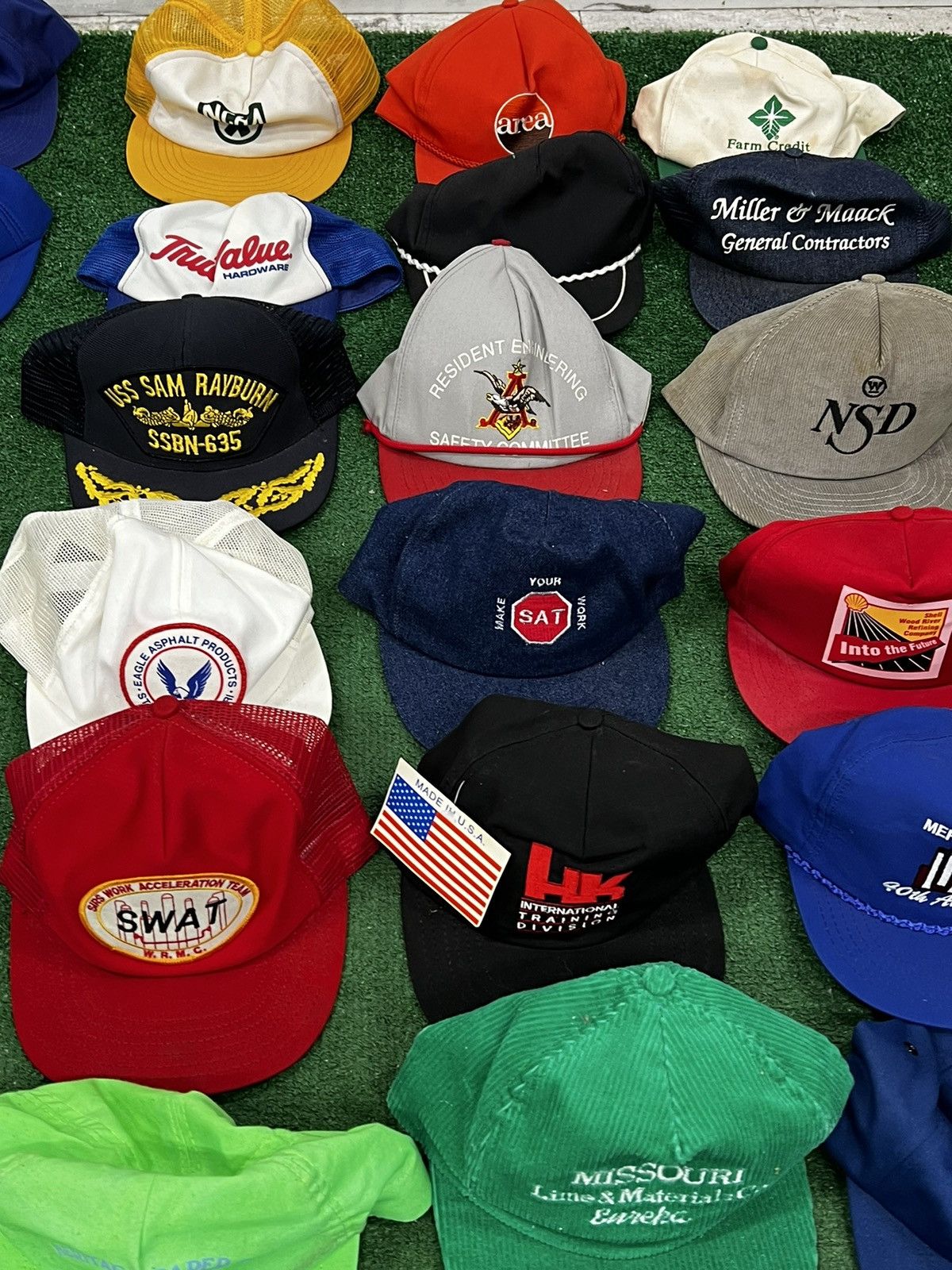 Vintage 50 Vintage USA MADE Trucker / Snapback Hats Size ONE SIZE - 4 Thumbnail