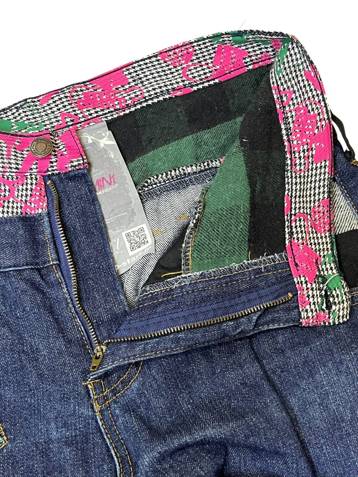 Japanese Brand ARCHIVE JAPANESE “UP START BREATHMINT” DOUBLE WAIST JEANS Size US 32 / EU 48 - 10 Thumbnail