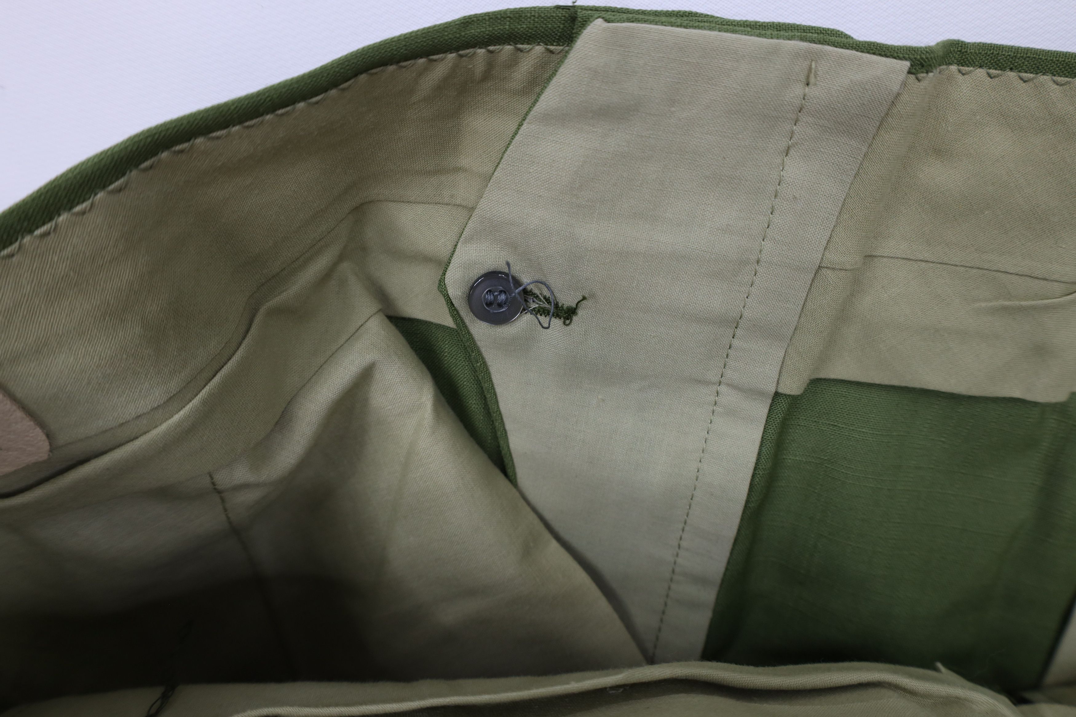 Vintage Deadstock Vintage 60s 70s Chino Pants Avocado Green USA Size US 36 / EU 52 - 9 Thumbnail