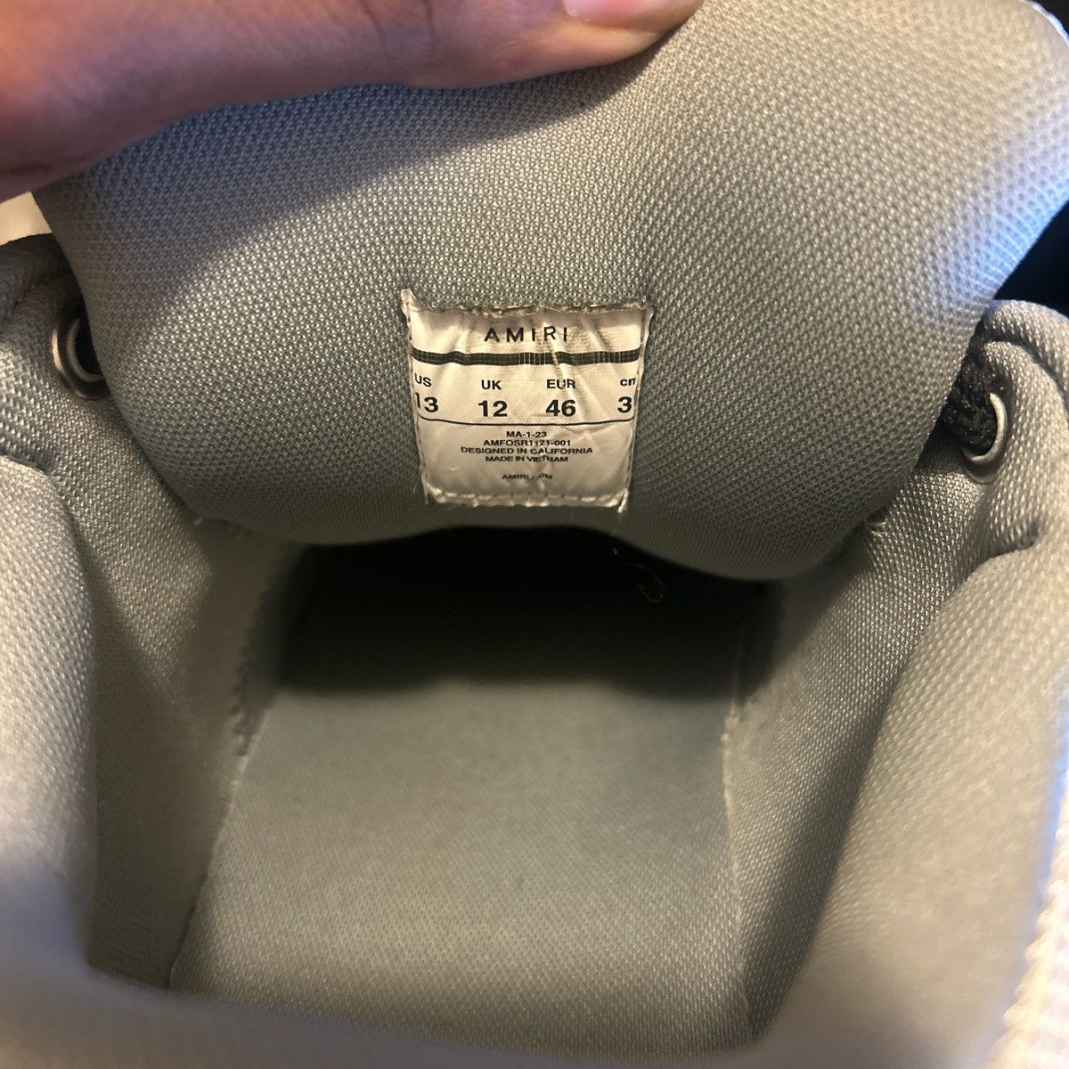 Amiri Amiri MA-1 black and white Size US 13 / EU 46 - 6 Thumbnail